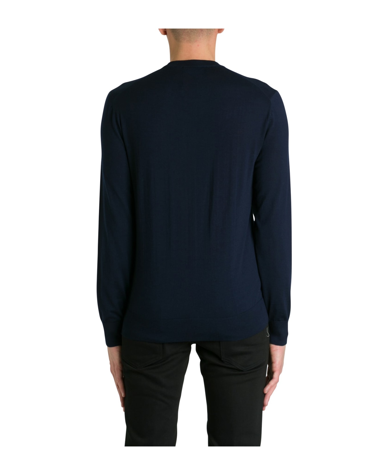Dolce & Gabbana Scotalnd Yarn Sweater - Blu