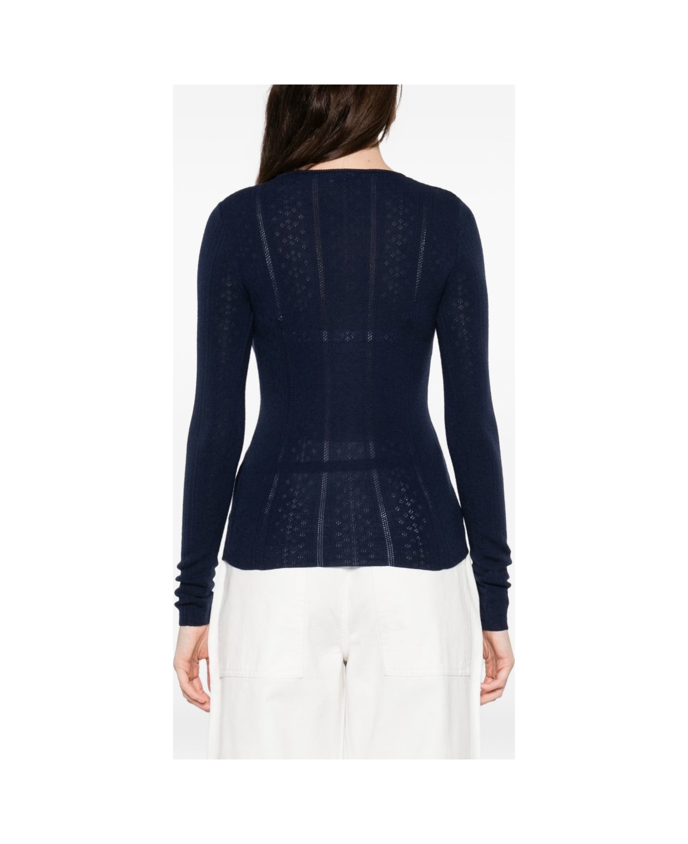 Herskind Wool Crewneck Sweater - Blue