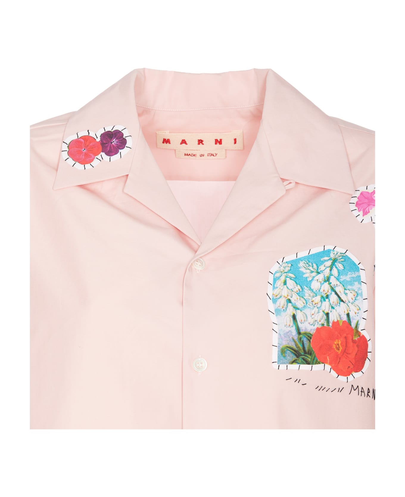Marni Crop Shirt - Pink