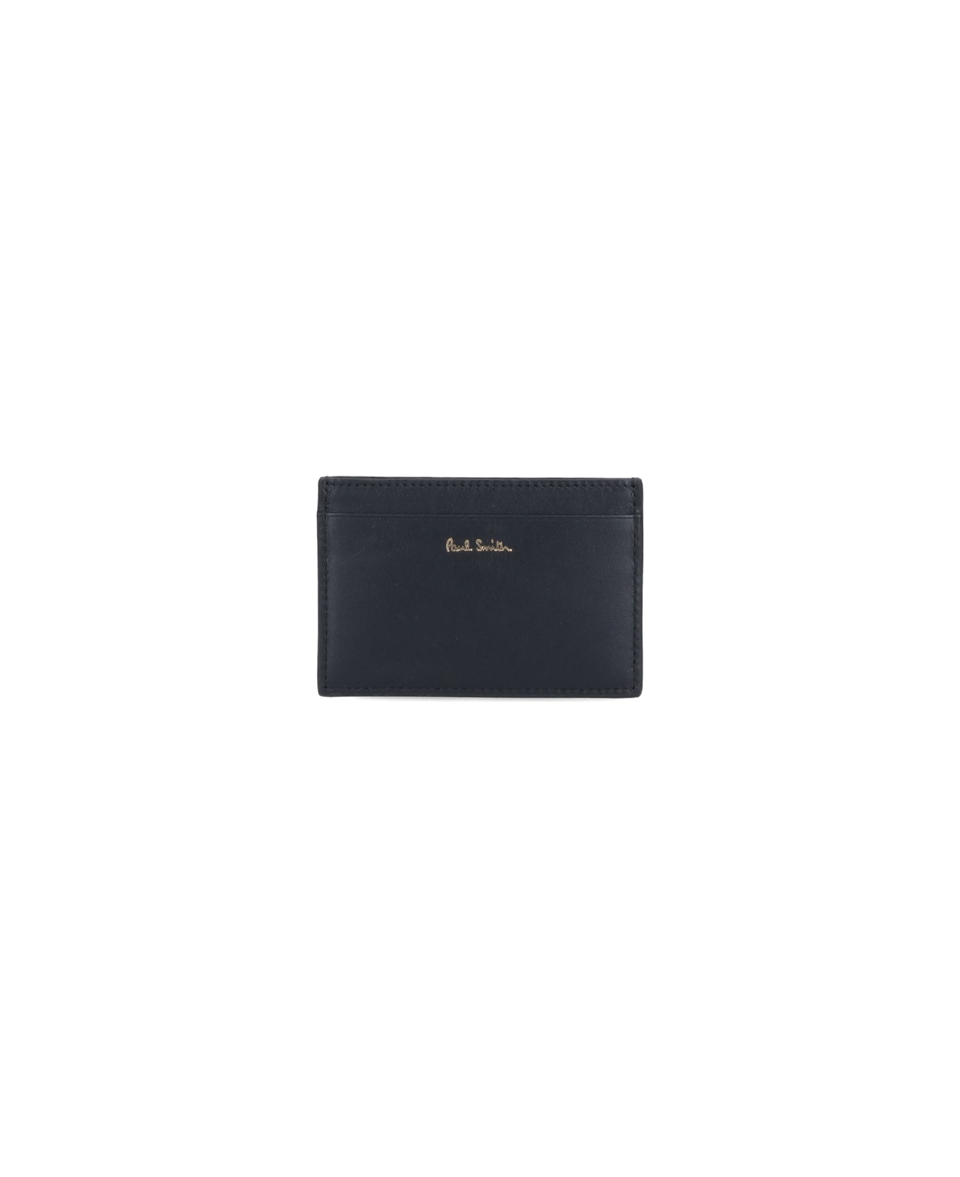 Paul Smith 'signature Stripe' Card Holder - BLACK 財布