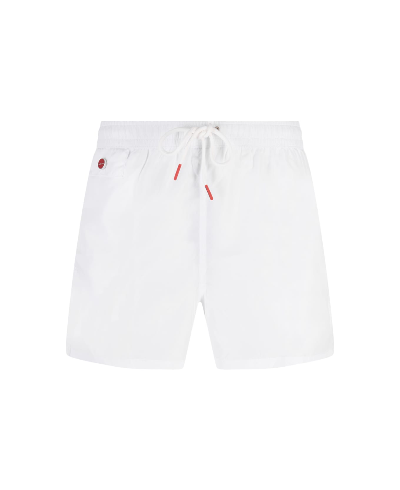 Kiton White Swim Shorts - White スイムトランクス