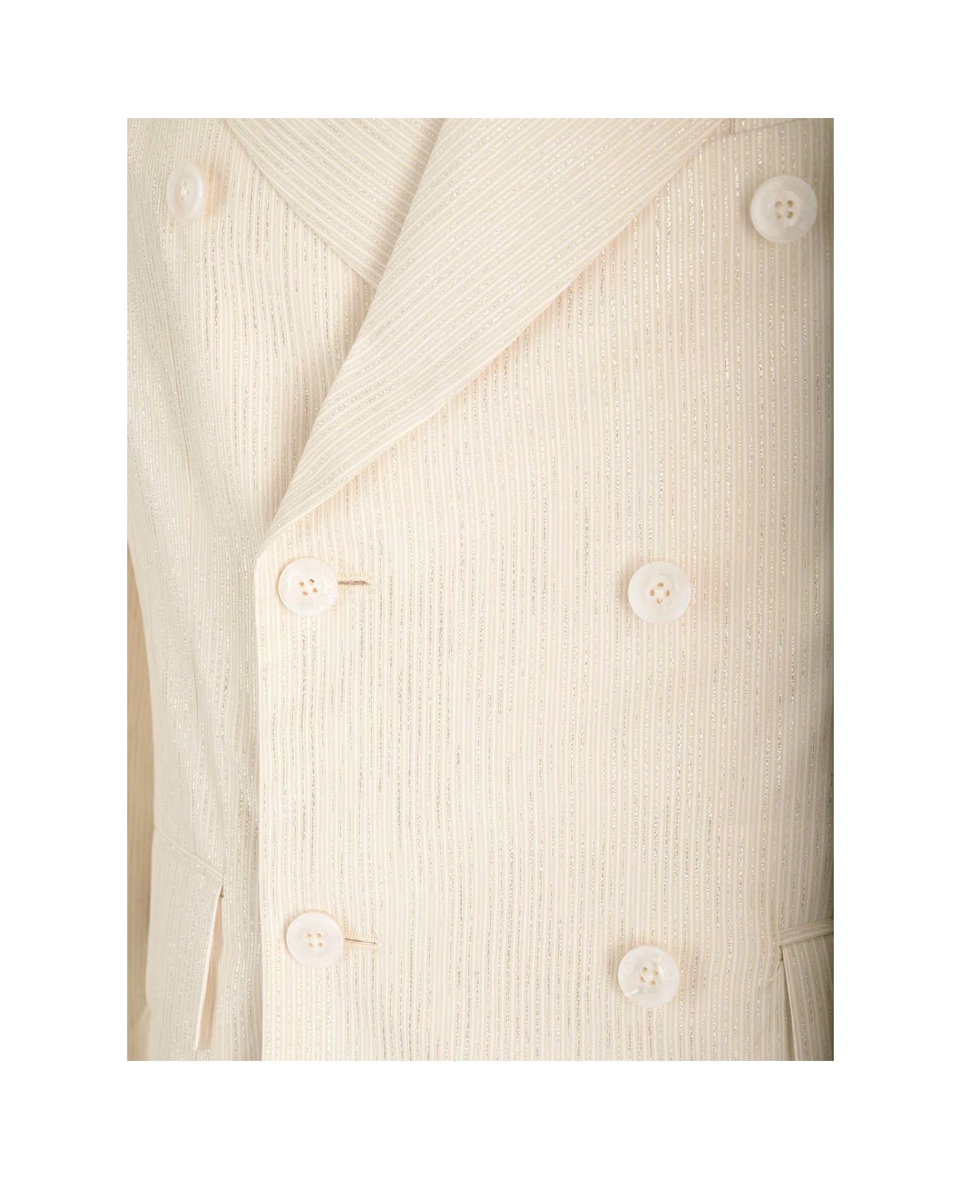 AMIRI Double-breasted Blazer - Beige