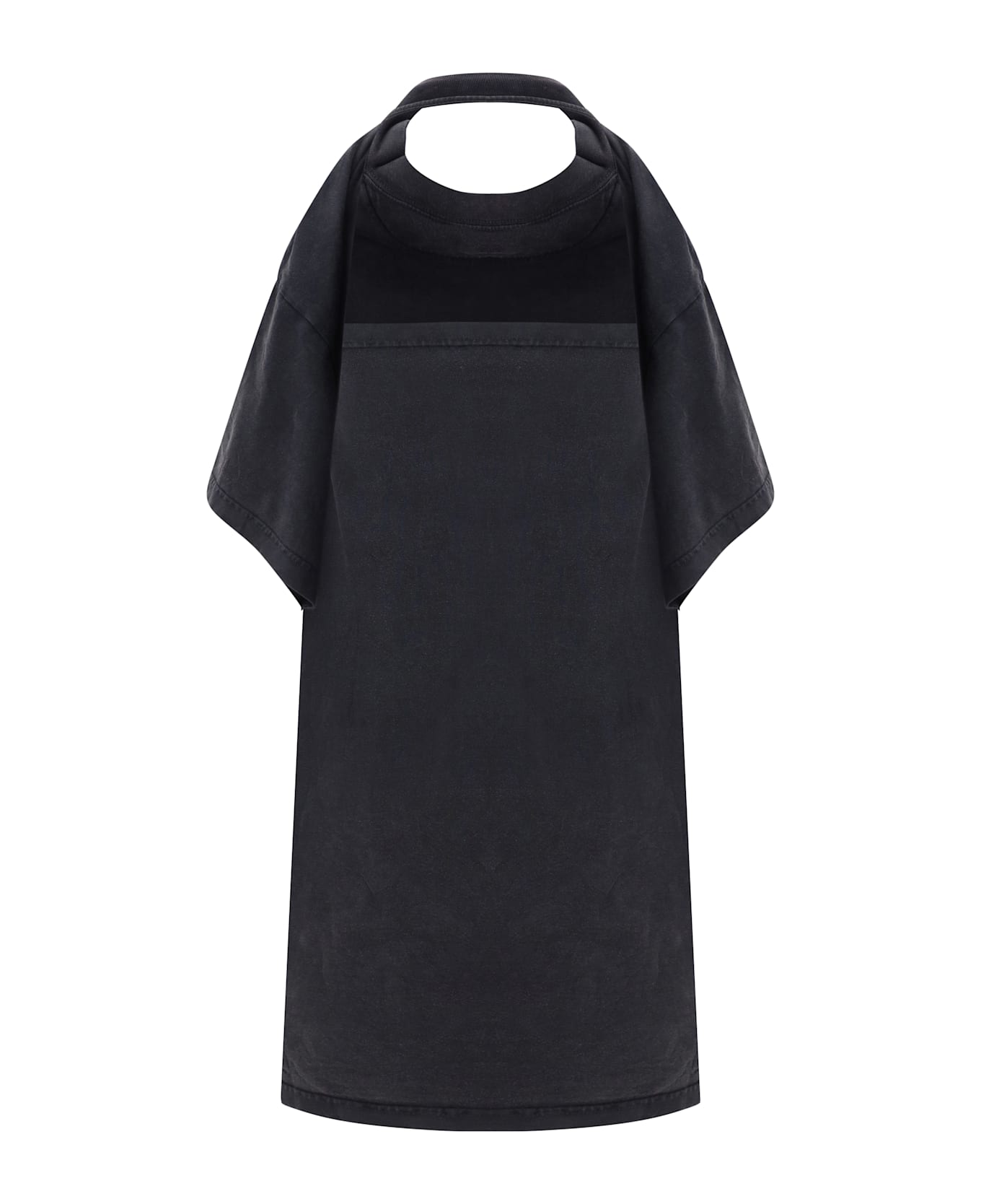 Balenciaga T-shirt Dress - Faded Washed Black