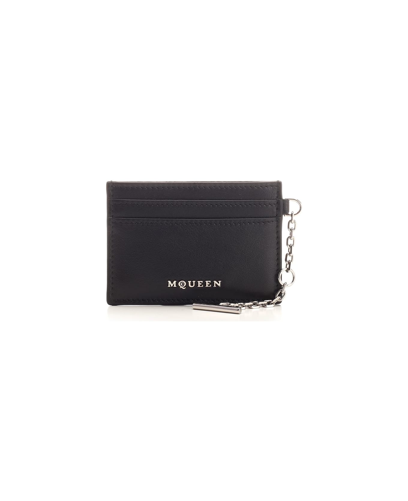 Alexander McQueen "sling" Card Holder - Black