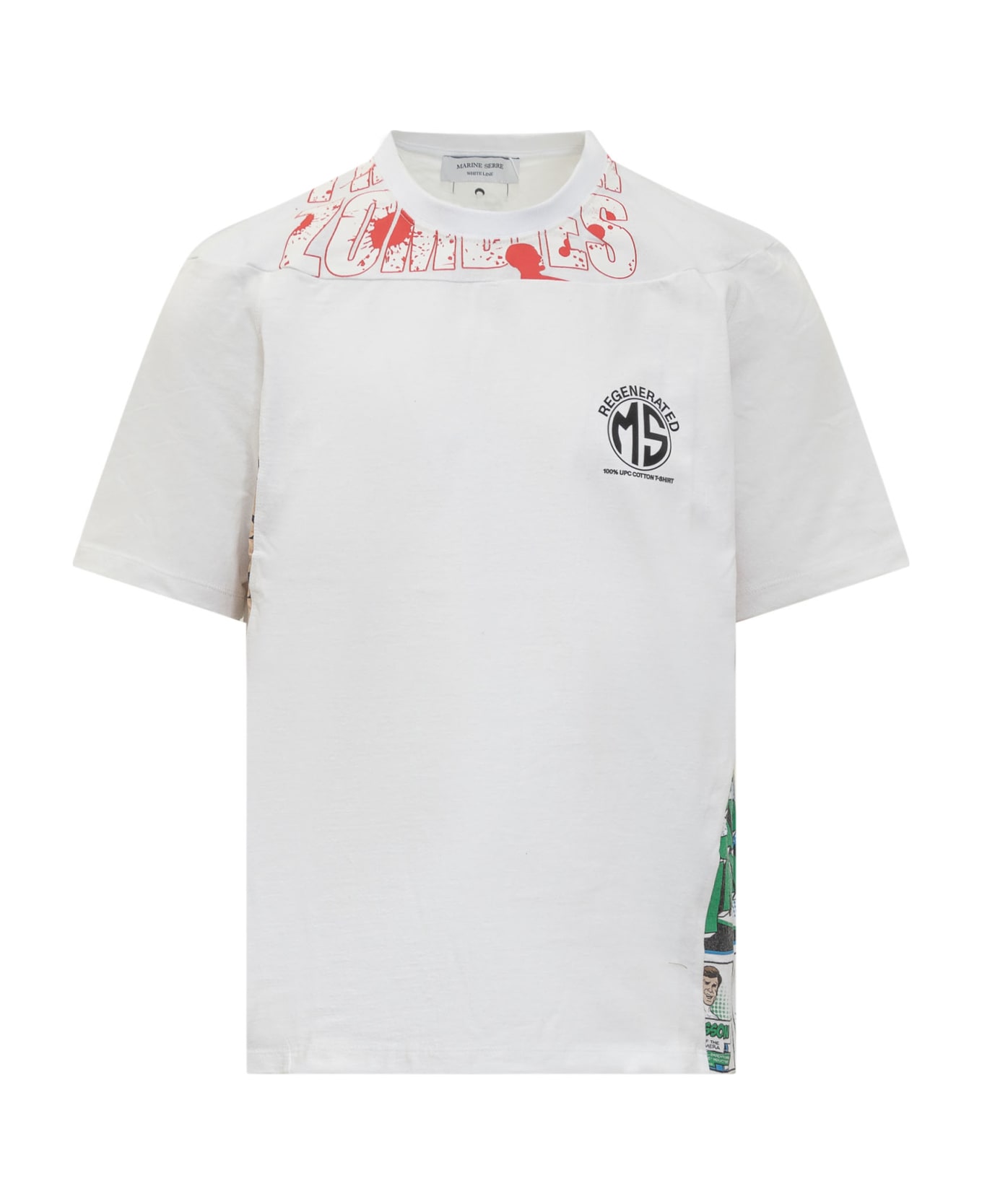 Marine Serre Graphic T-shirt - WHITE シャツ