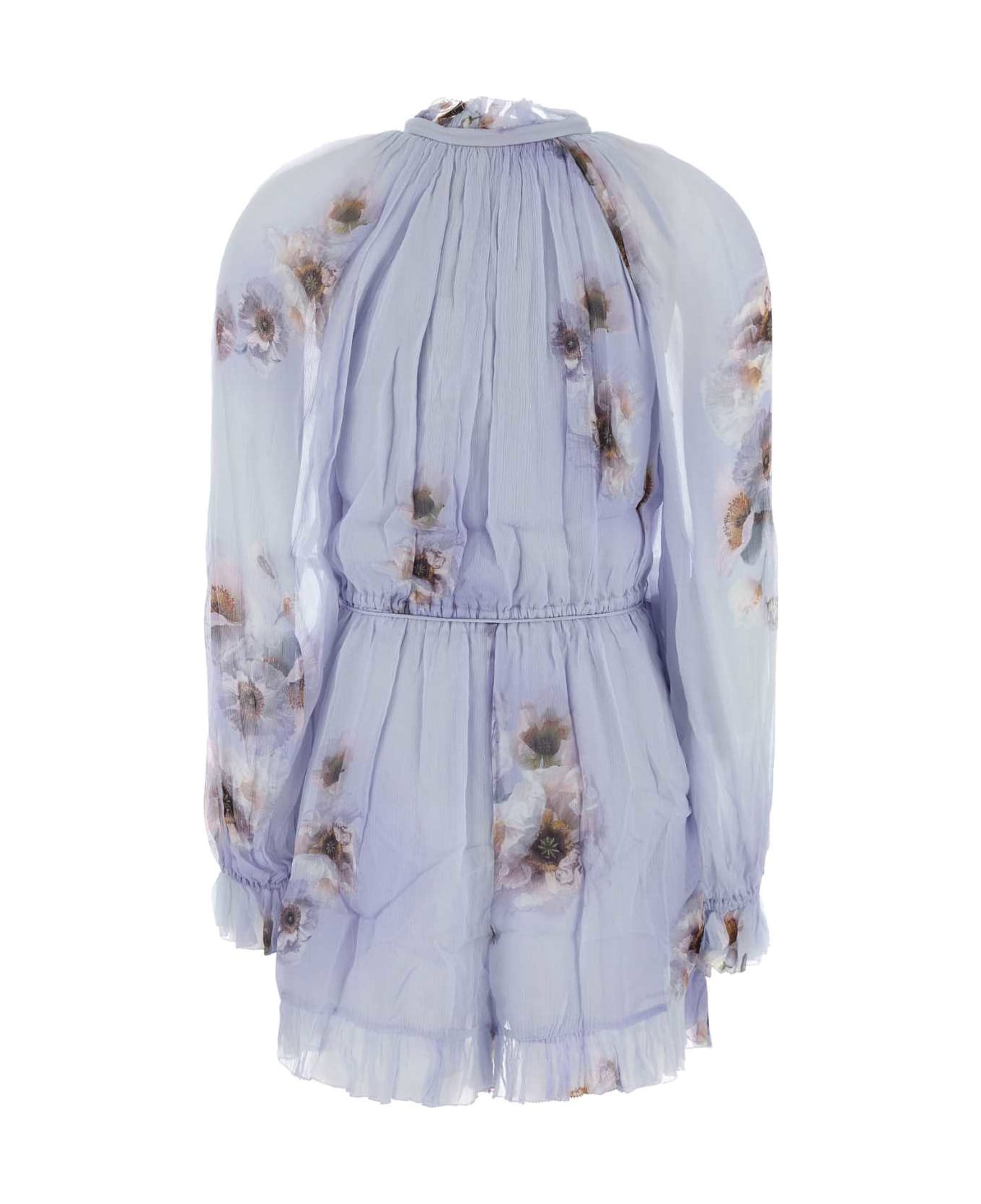 Zimmermann Printed Viscose Hypnotic Dress - LILACPOPPY