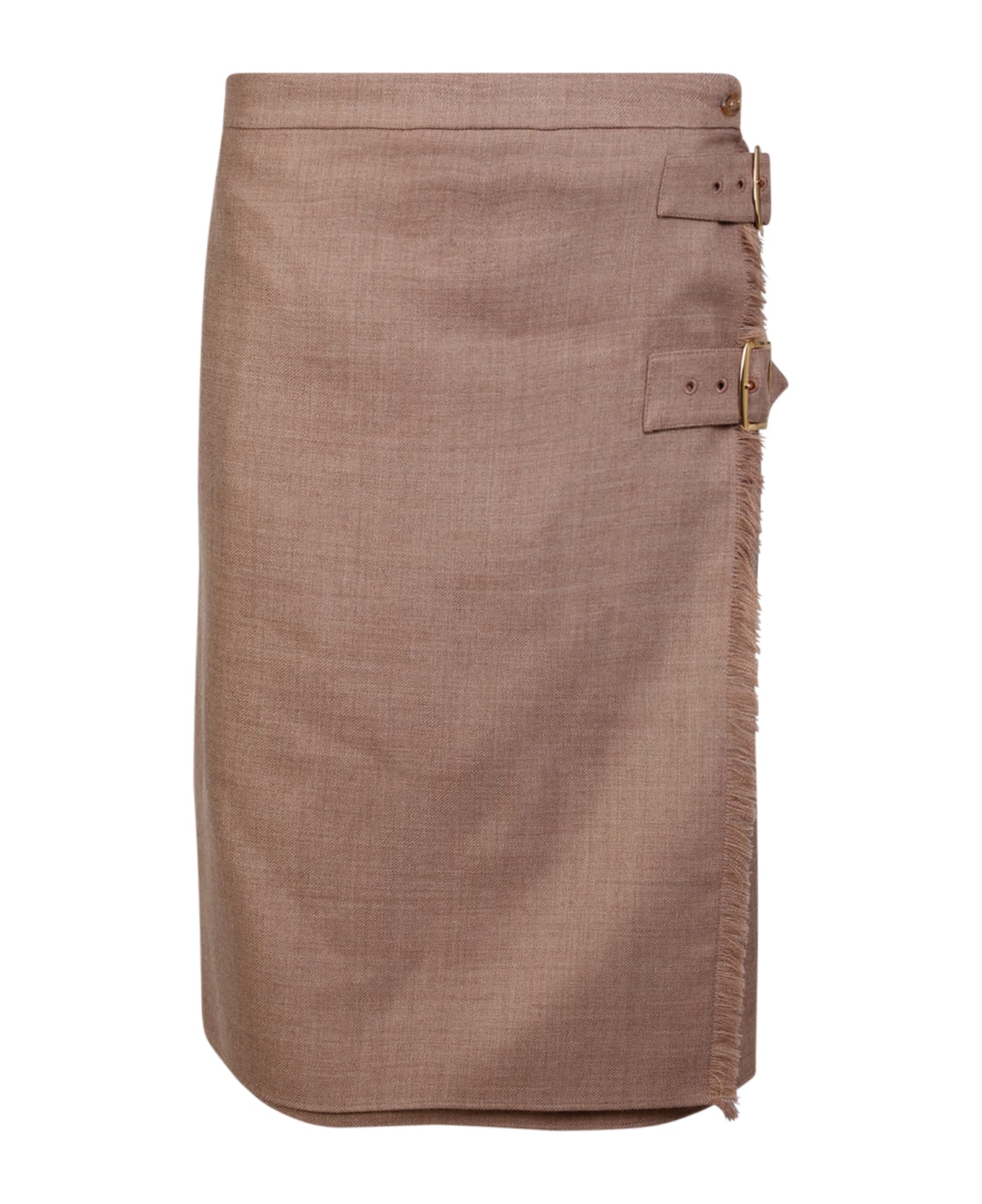 Burberry Pleated Skirt - Beige スカート