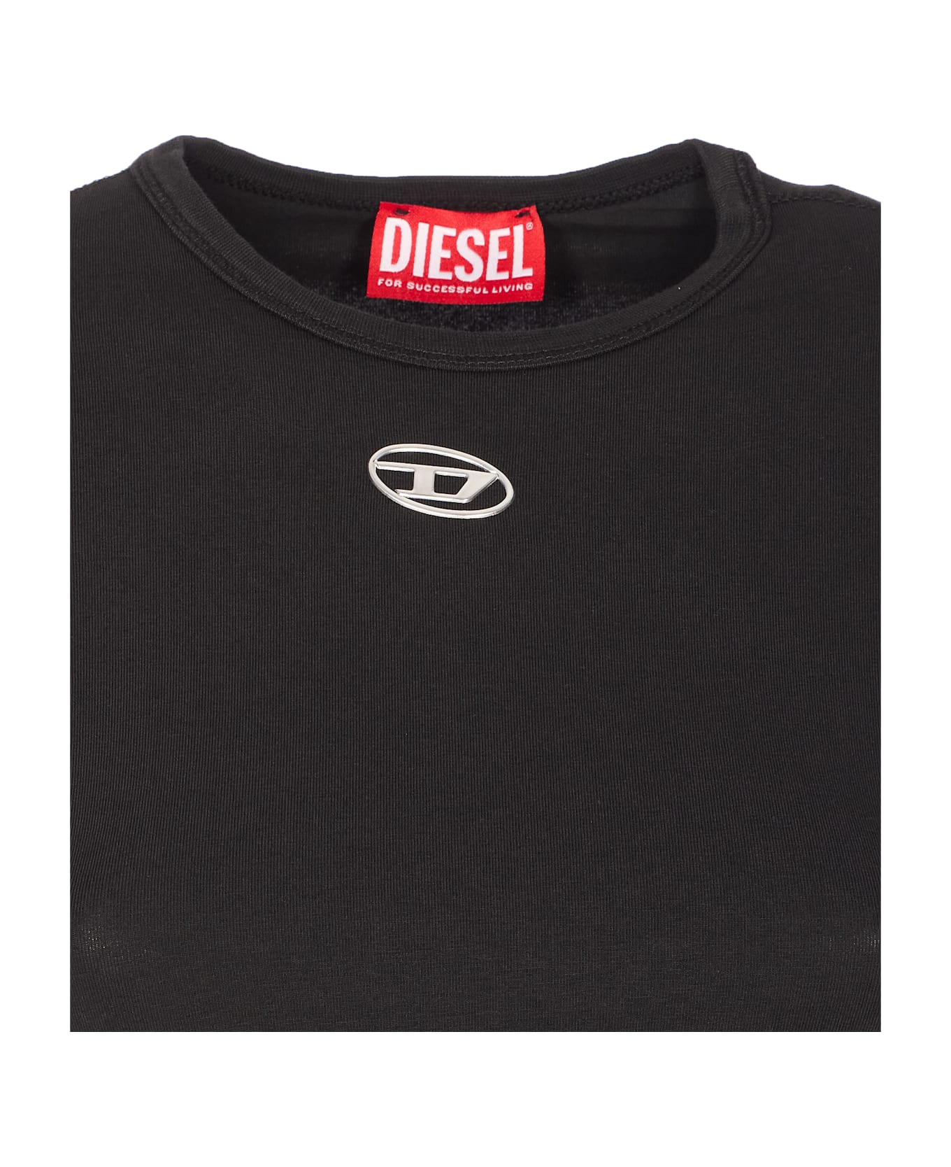 Diesel T-uncutieslong T-shirt - Black