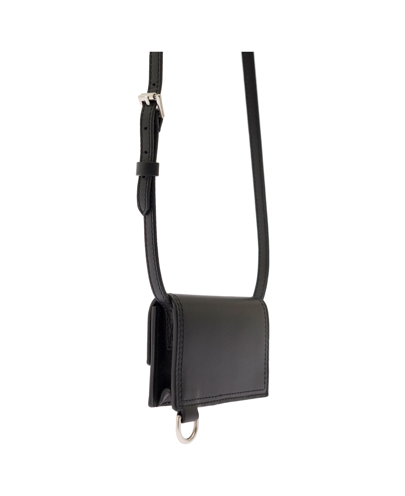 Le porte azur leather small bag Jacquemus Black in Leather - 34773766