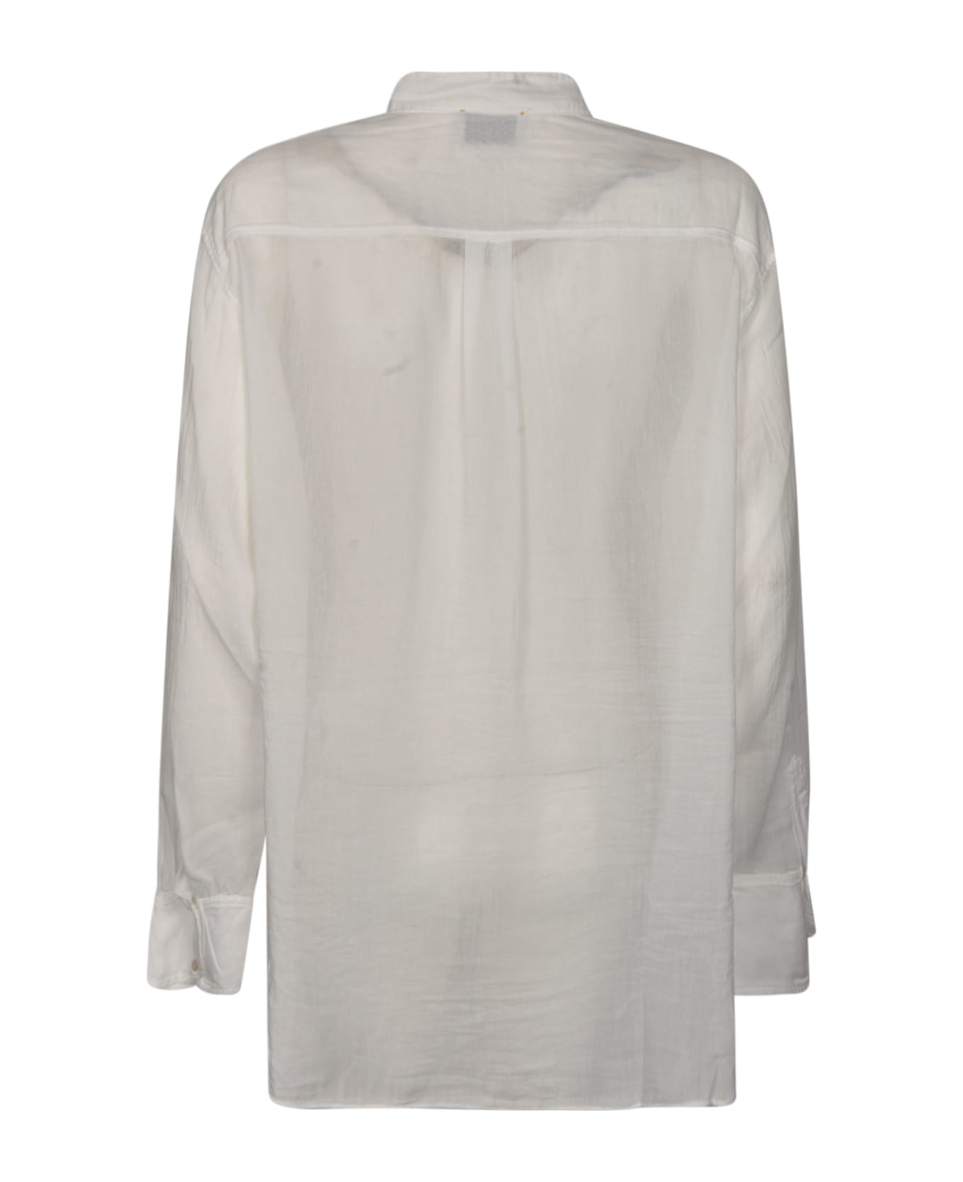 Forte_Forte Long-sleeved Blouse - Bianco ブラウス