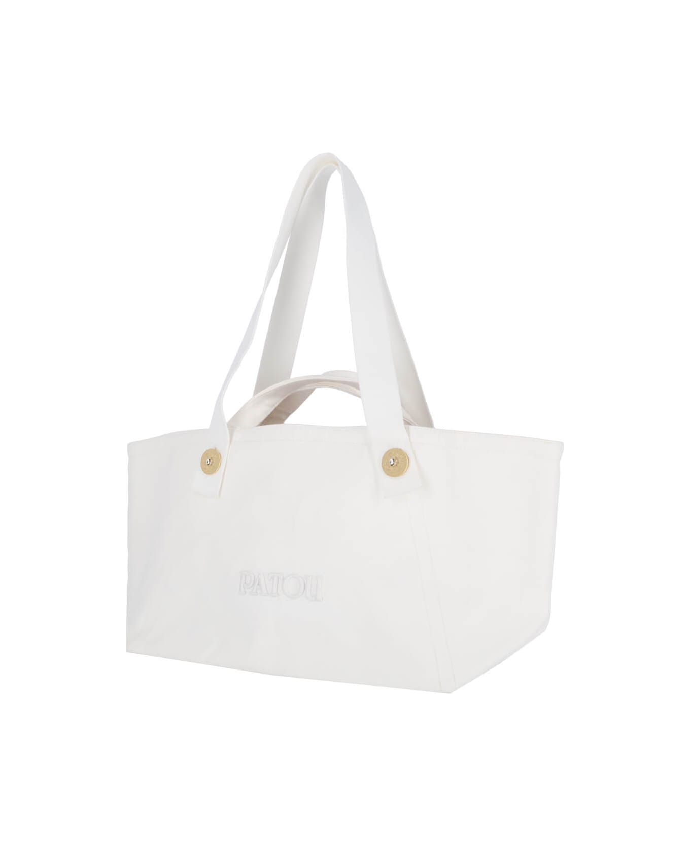 Patou 
patou
 Large Trapeze Tote Bag - White