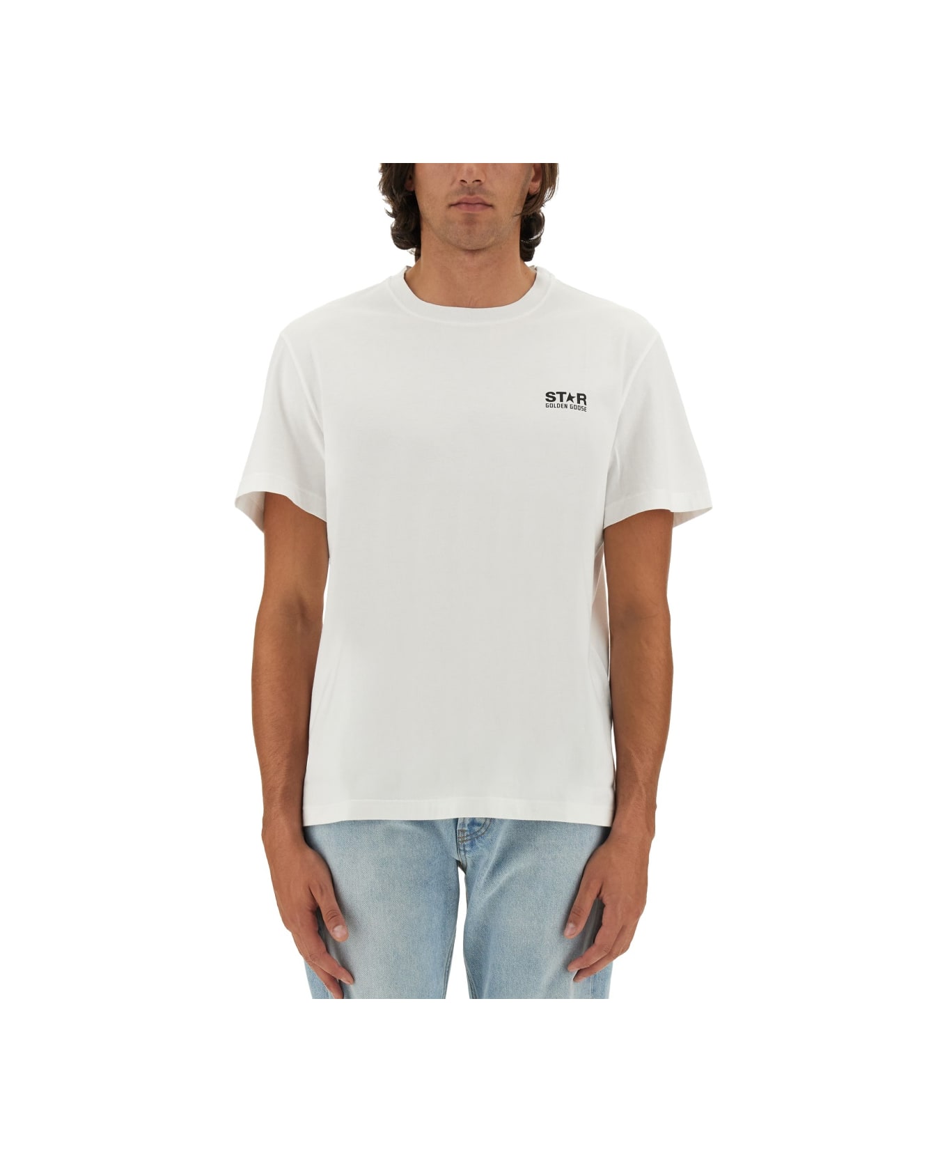 Golden Goose T-shirt Con Stampa Logo - MULTICOLOUR