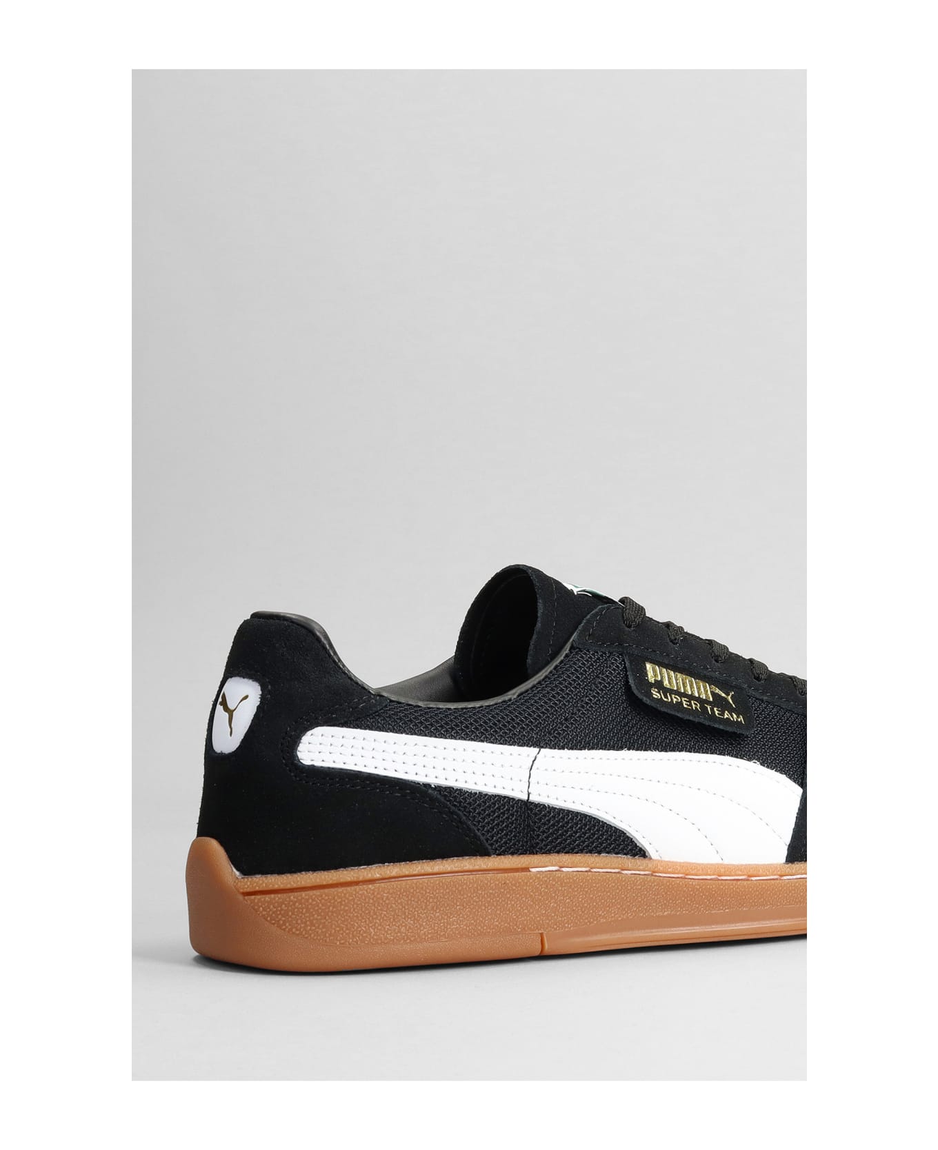 Puma Super Team Og Sneakers In Black Suede And Fabric - BLACK/WHITE