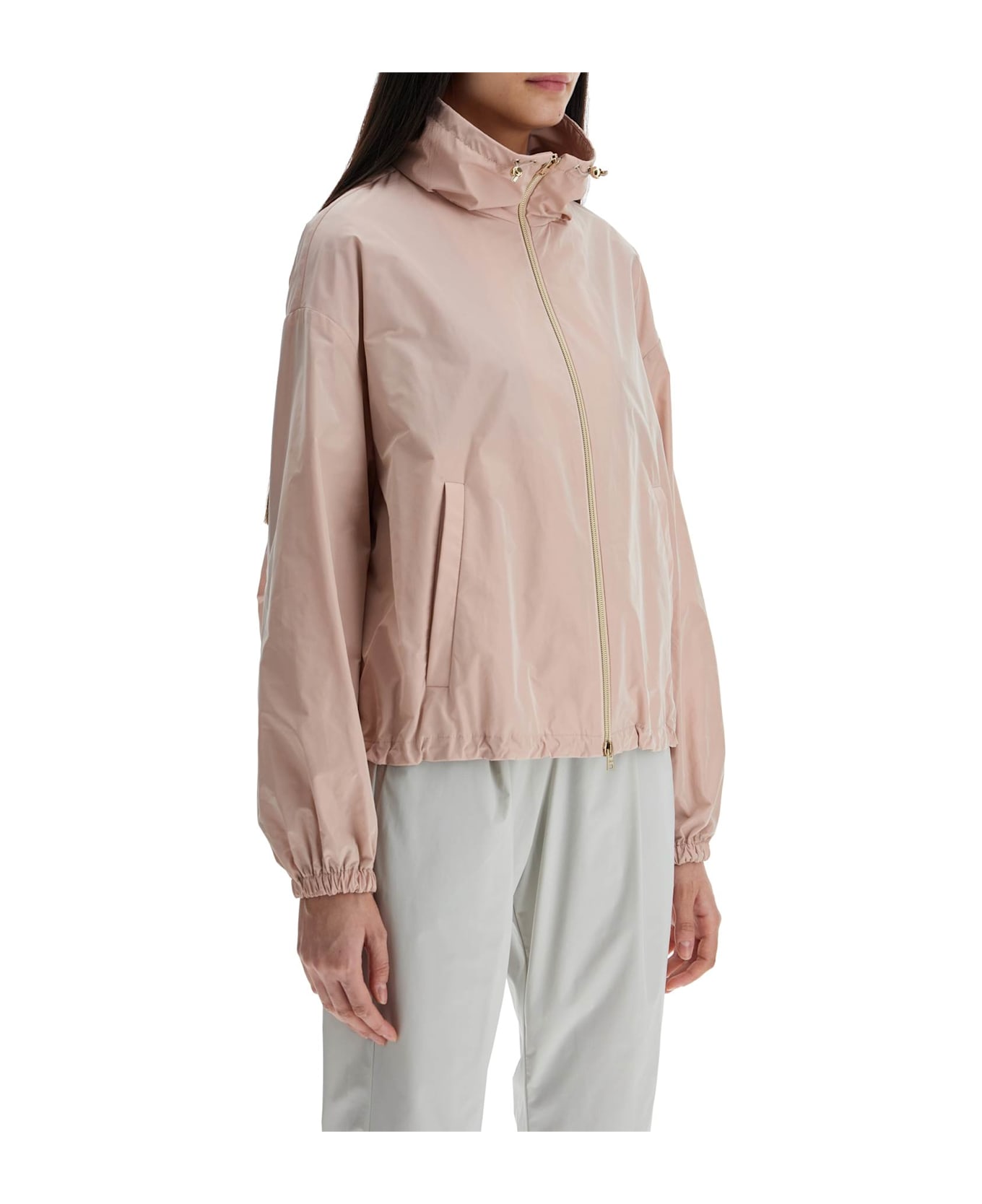 Herno Short Pink Techno Taffeta Jacket Made In Italy - PINK