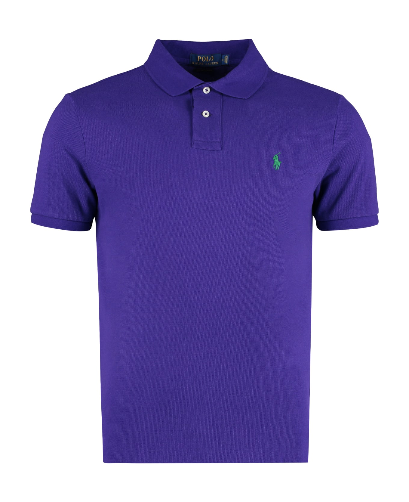 Ralph Lauren Short Sleeve Cotton Polo Shirt - CHALET PURPLE/C5229