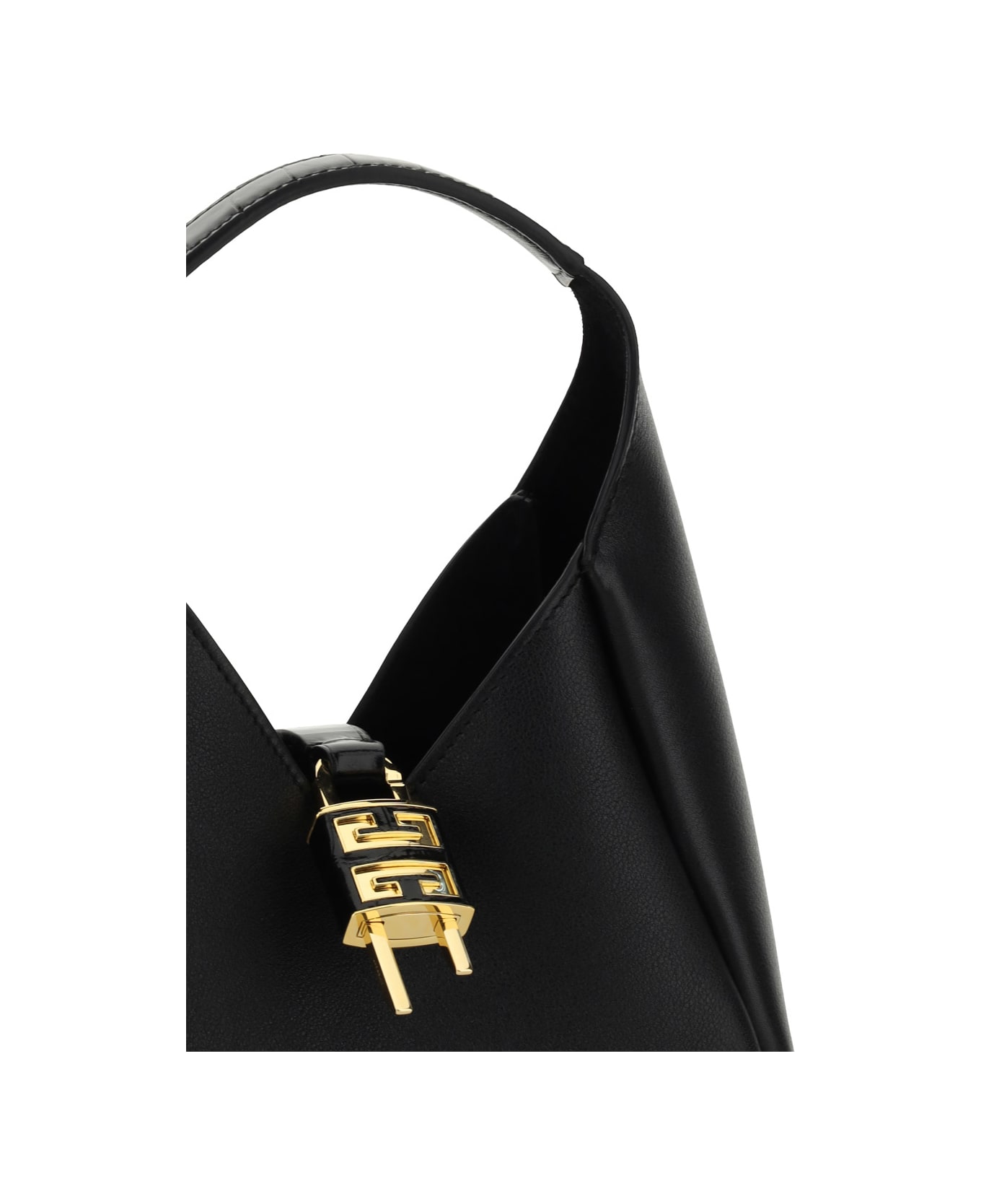Givenchy G-hobo Leather Mini Handbag - Black
