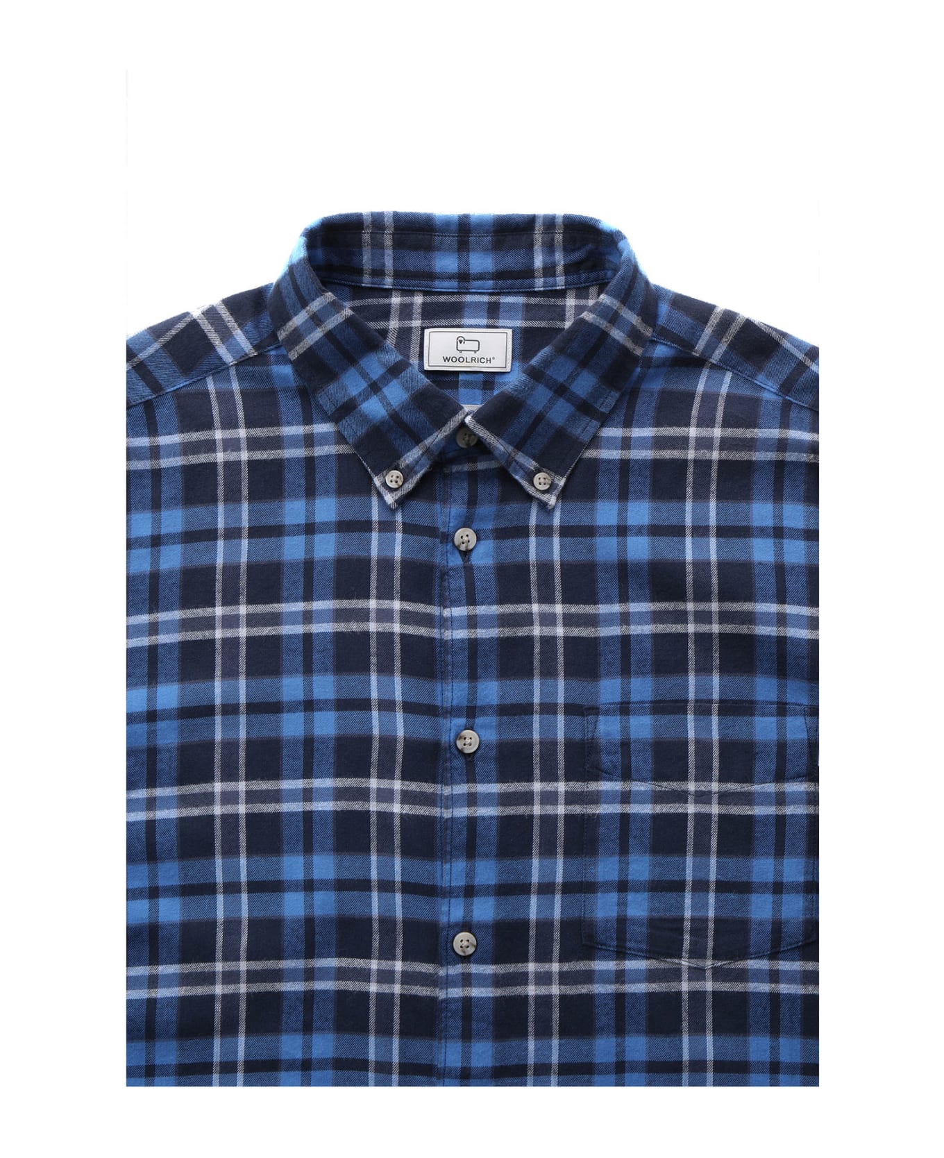 Woolrich Tweed Shirt - BLUE CHECK
