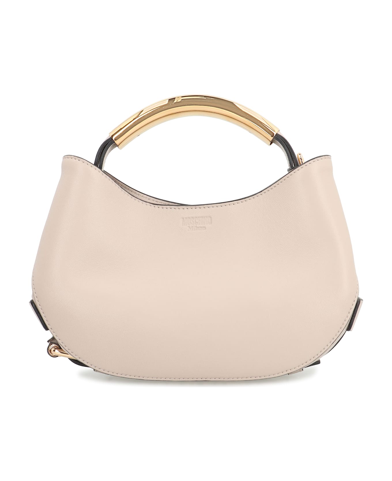 Moschino Leather Handbag - turtledove