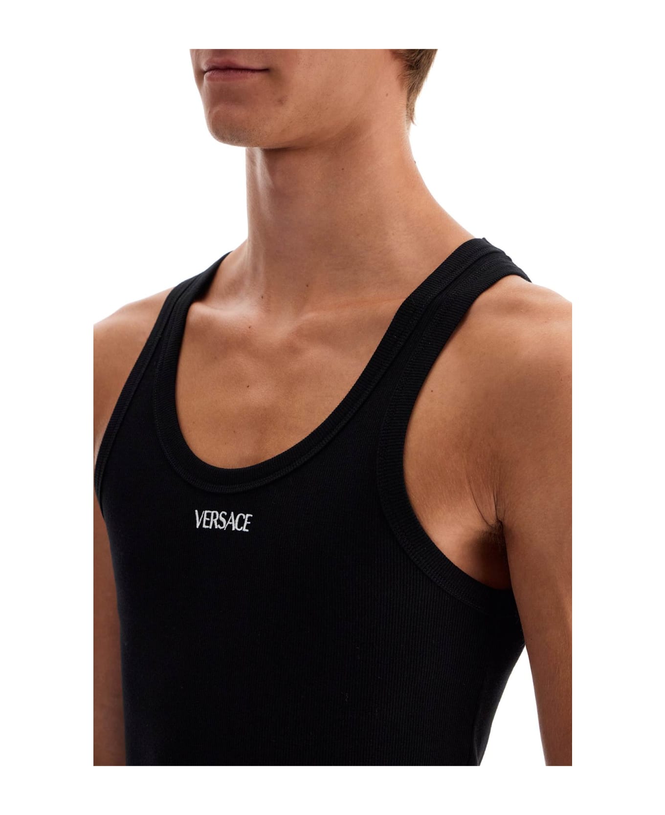 Versace Underwear Tank Top - Black