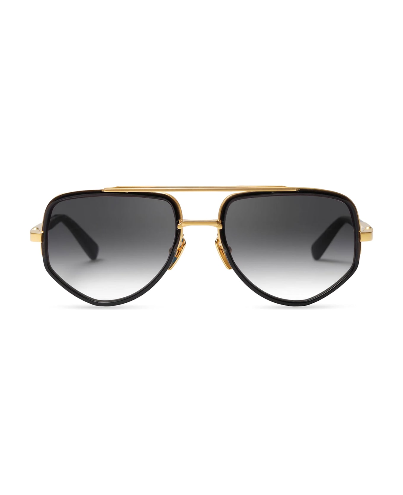 Dita Mach-x - Black Glass / Matte Yellow Gold Sunglasses - Black/gold