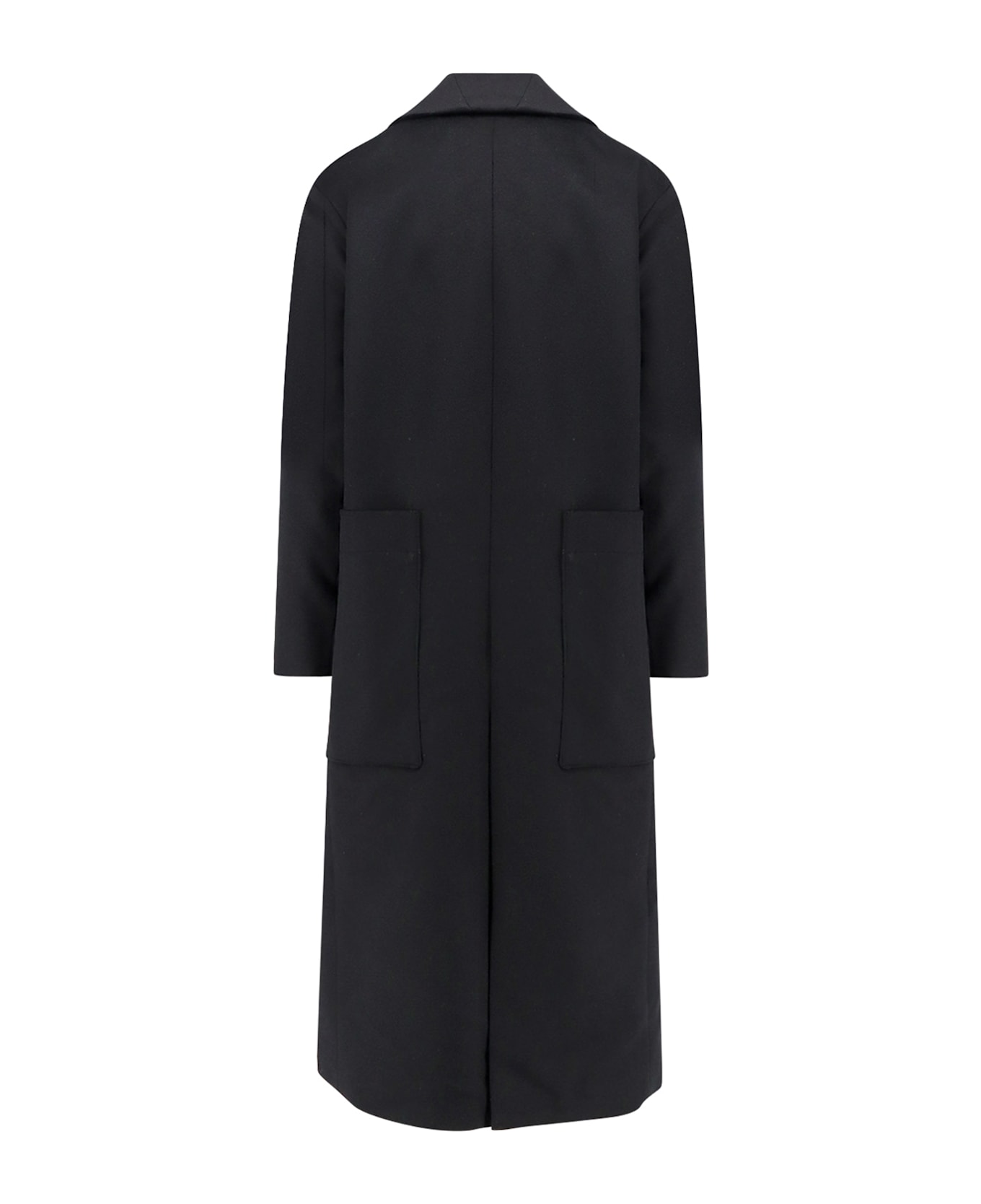 Paltò Giada Double-breasted Coat - Black