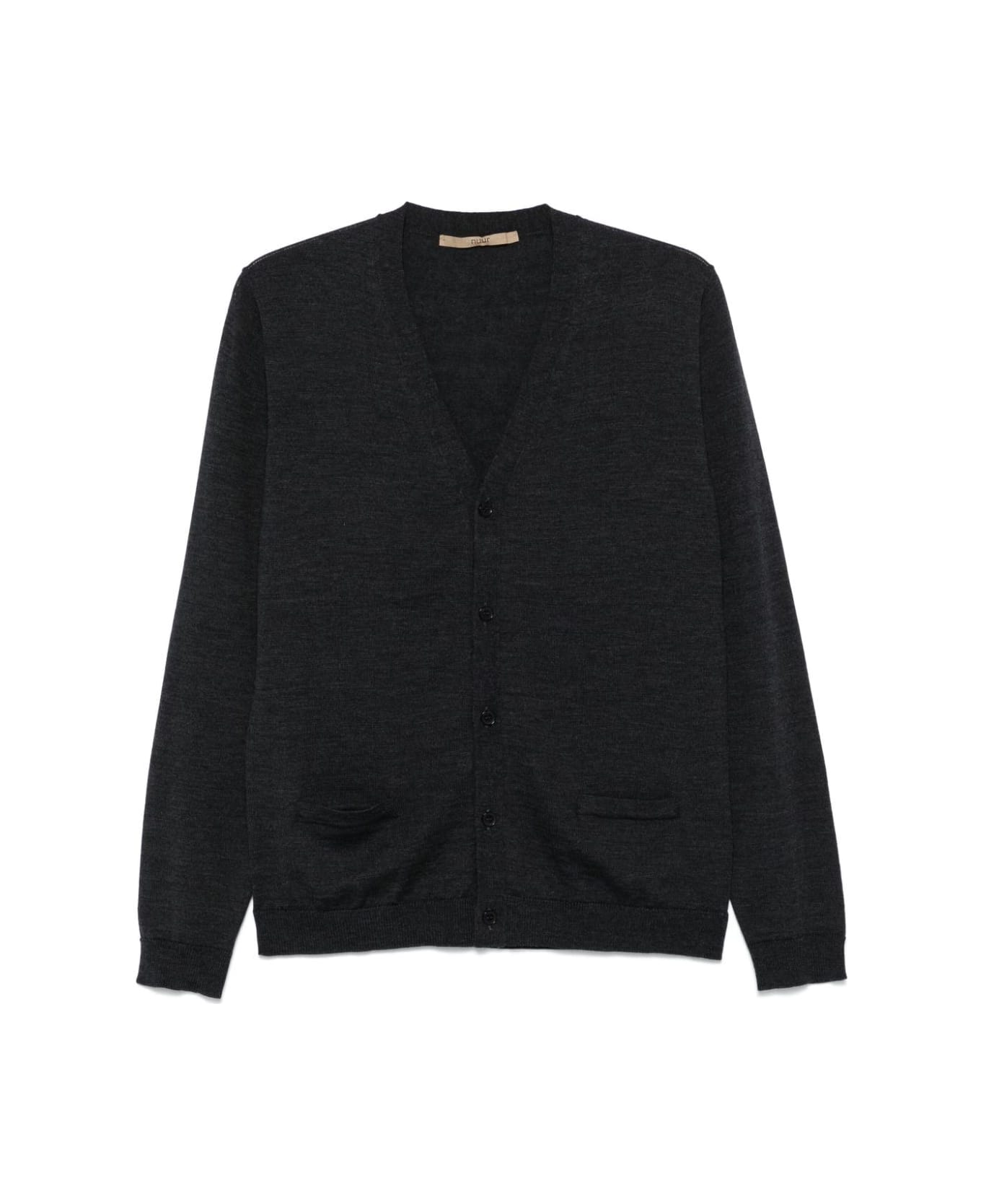 Nuur V-neck Cardigan - Anthracyte