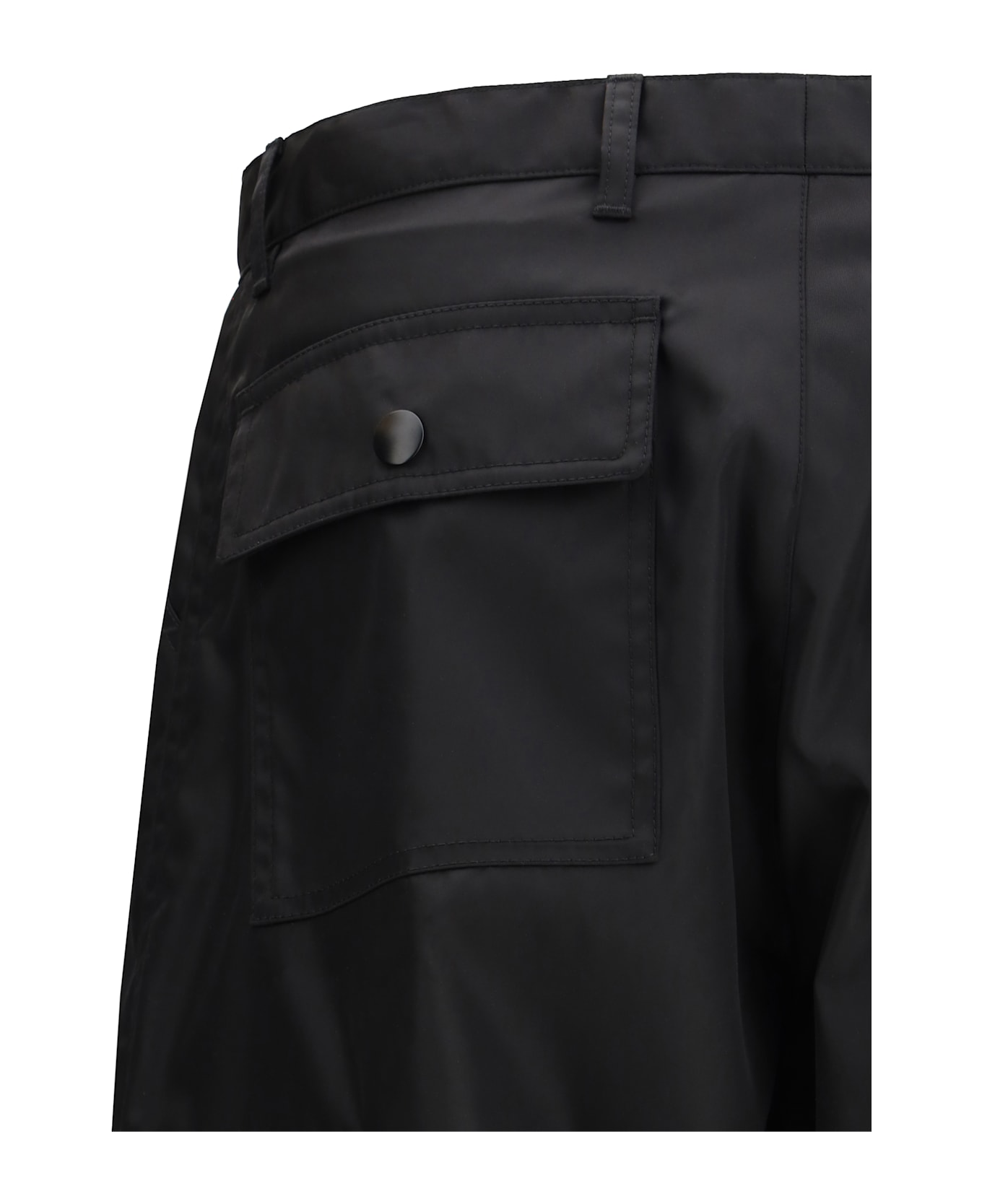 Prada Nylon Cargo Pants - Nero