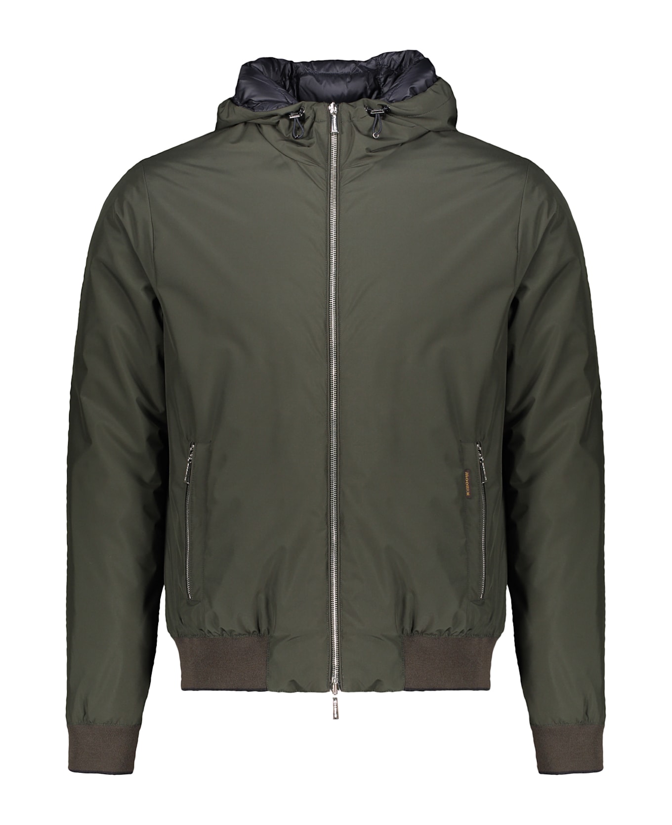 Moorer Oniro-stp Hooded Padded Bomber Jacket - green