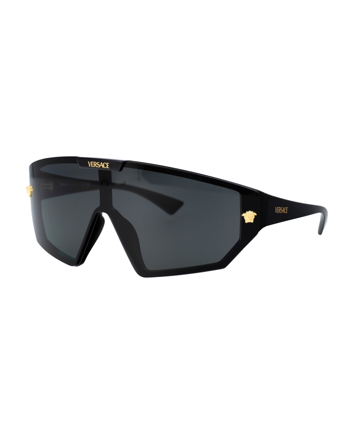 Versace Eyewear 0ve4461 Sunglasses - GB1/87 BLACK サングラス