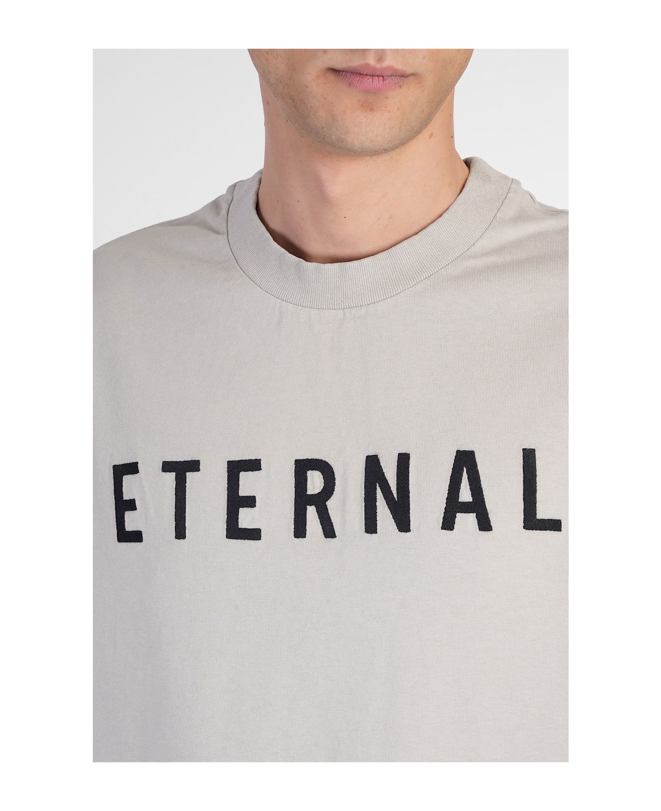 Fear of God T-shirt In Grey Cotton - grey