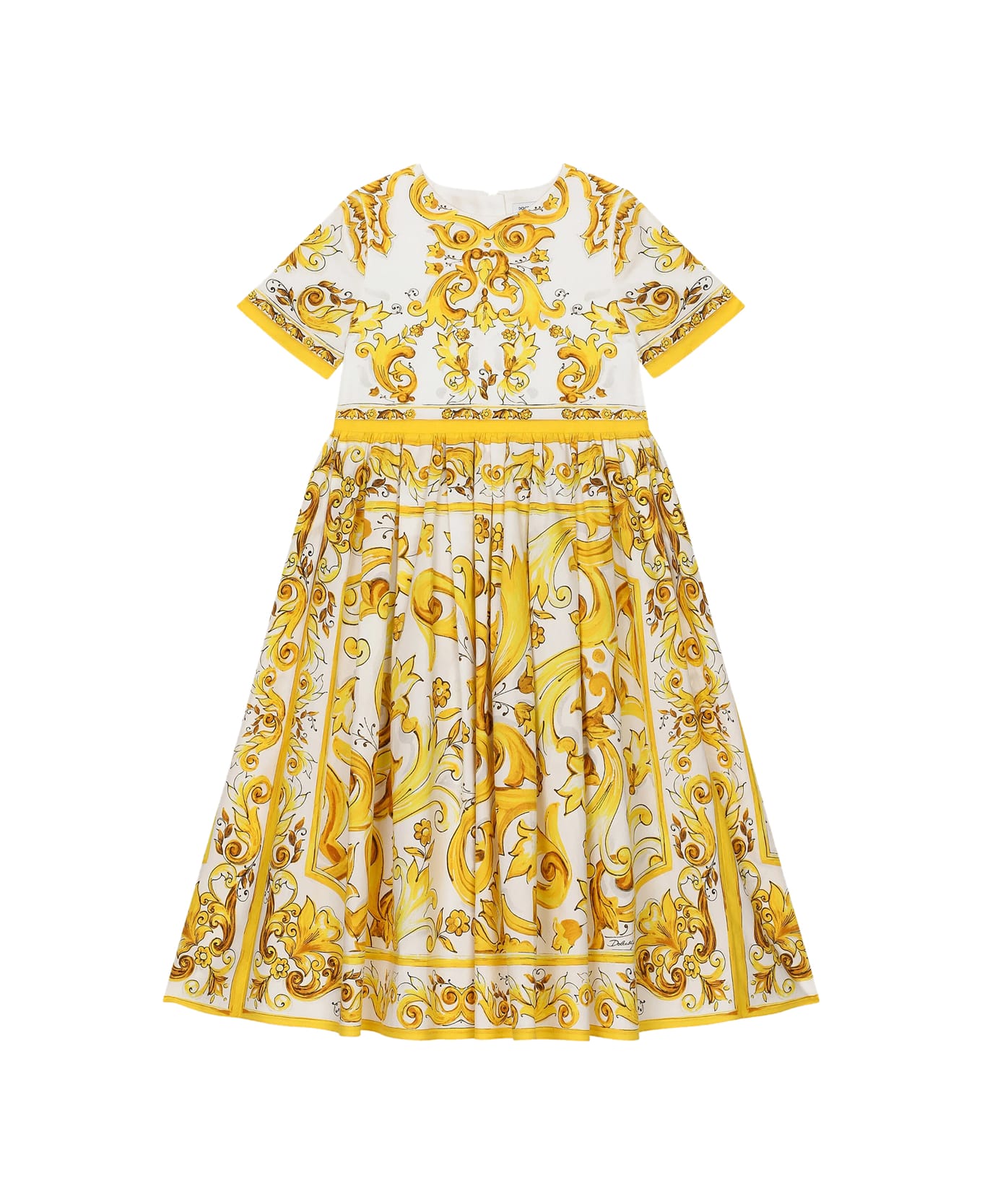 Dolce & Gabbana Poplin Dress - Yellow