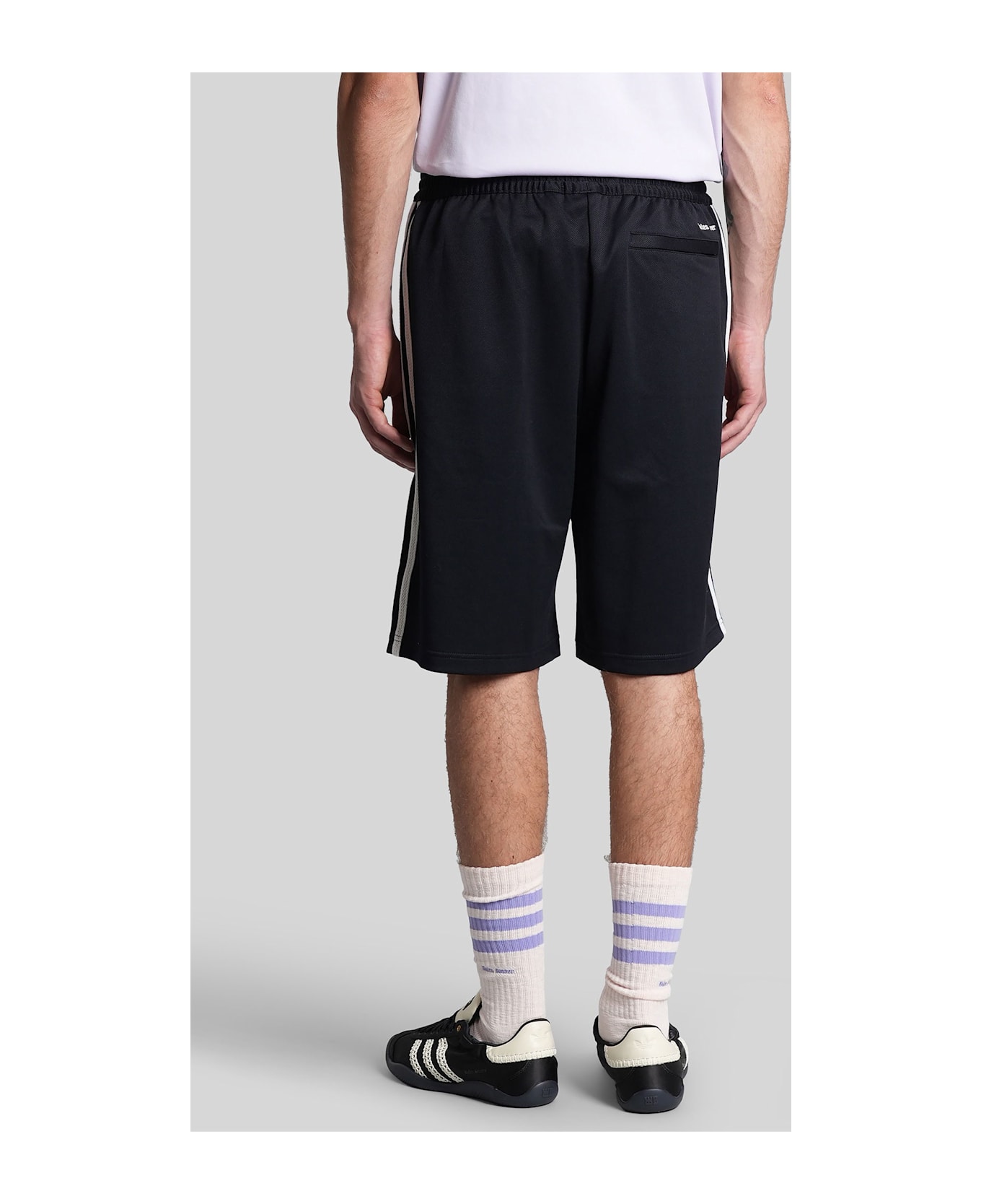 Adidas Originals by Wales Bonner Twill Short Shorts In Black Polyester - black