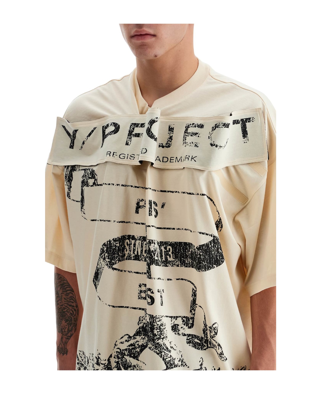 Y/Project 'paris' Best T-shirt With - LIGHT SAND