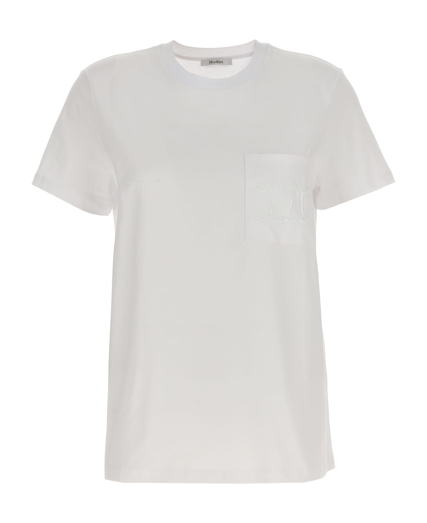 Max Mara 'papaia' T-shirt - Bianco