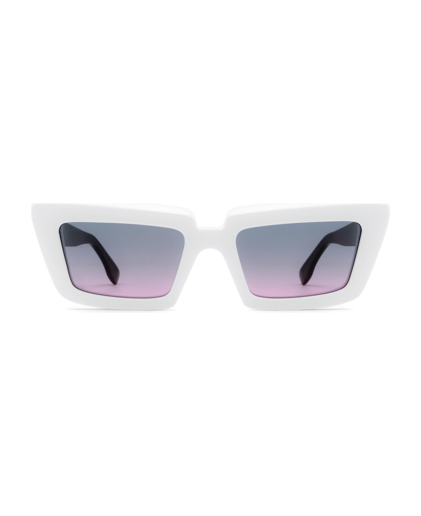 RETROSUPERFUTURE Coccodrillo White Sunglasses - White
