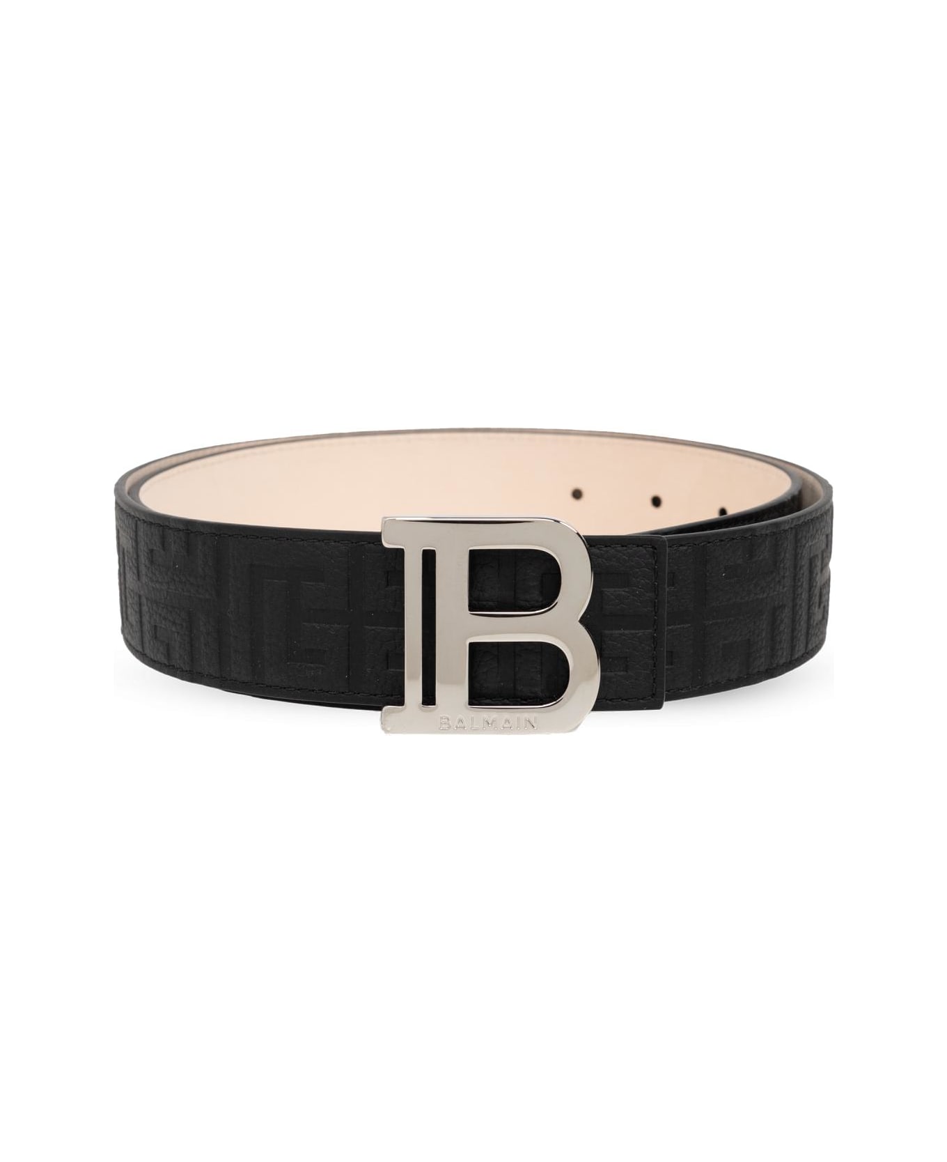 Balmain Leather Belt - Nero