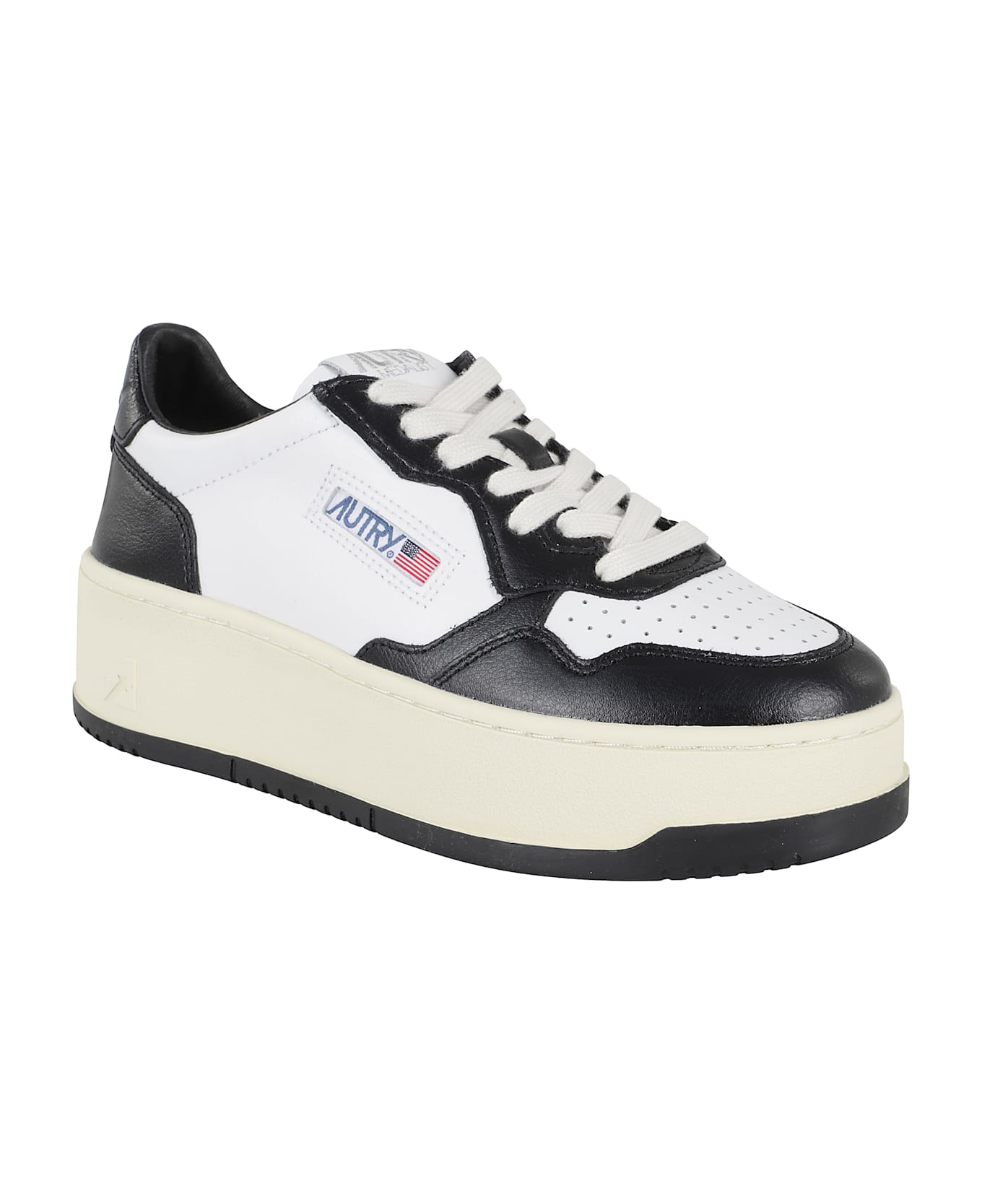 Autry Platform Low - White Black
