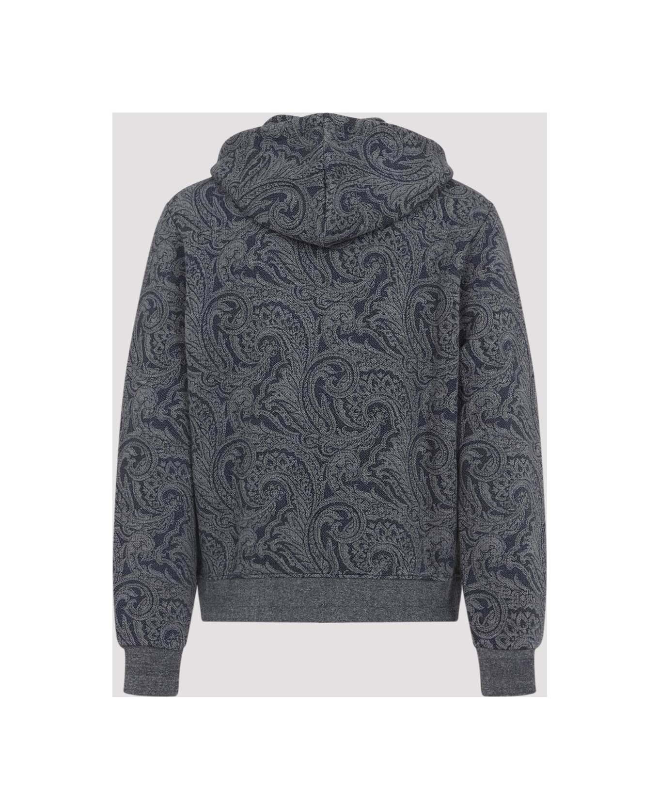 Etro Zipped Hoodie With Welt Pockets - Bicolore