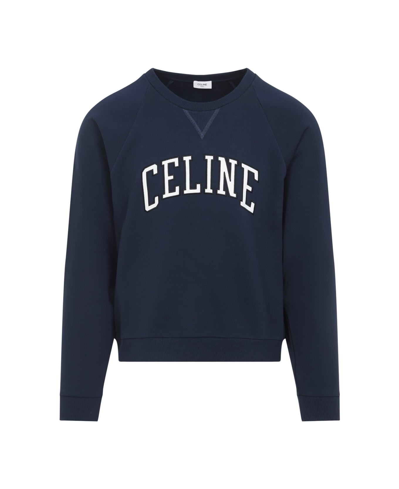 Celine Loose Sweatshirt - Navy Ecru Black
