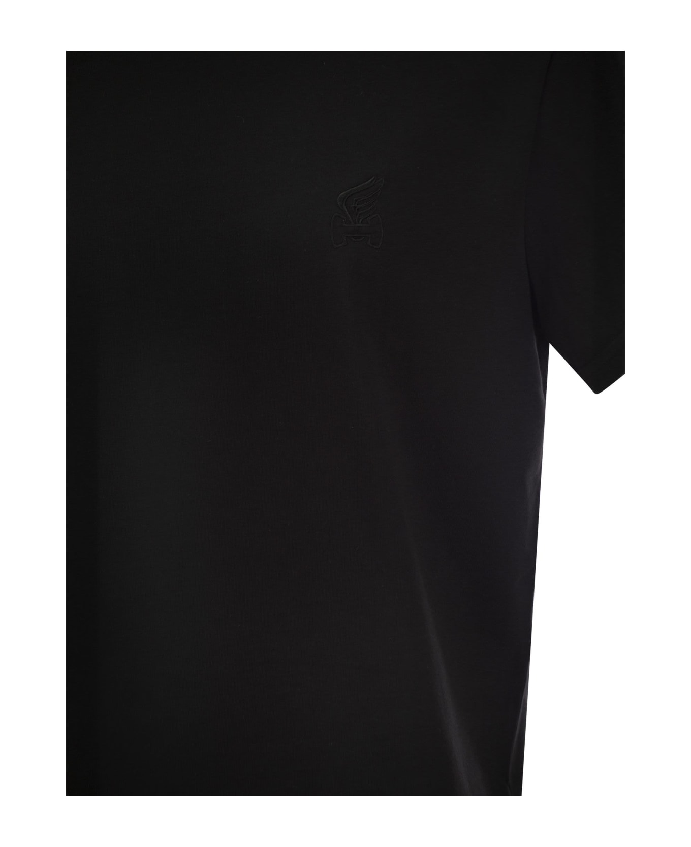 Hogan Cotton Jersey T-shirt - Black