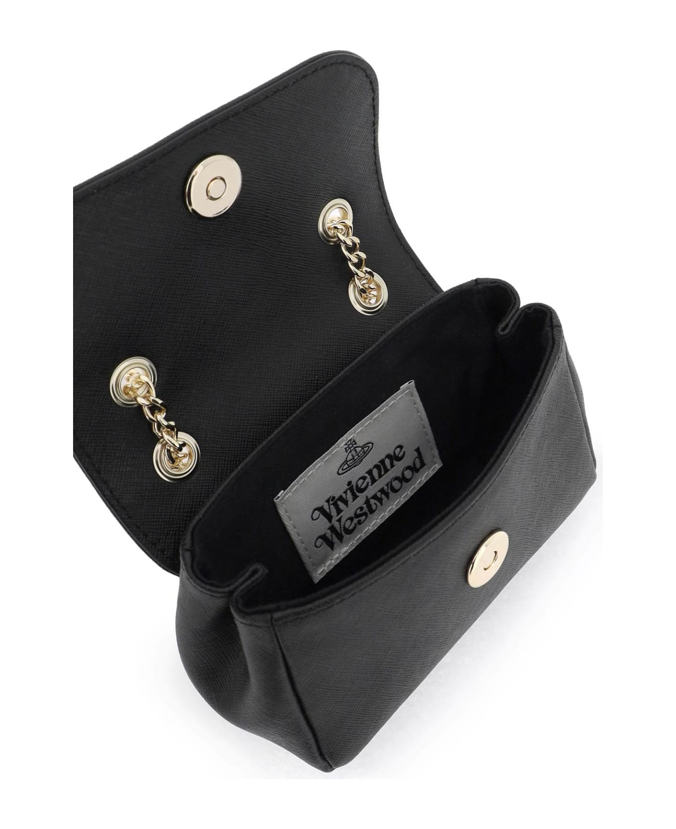 Vivienne Westwood Leather Mini Bag - BLACK (Black)