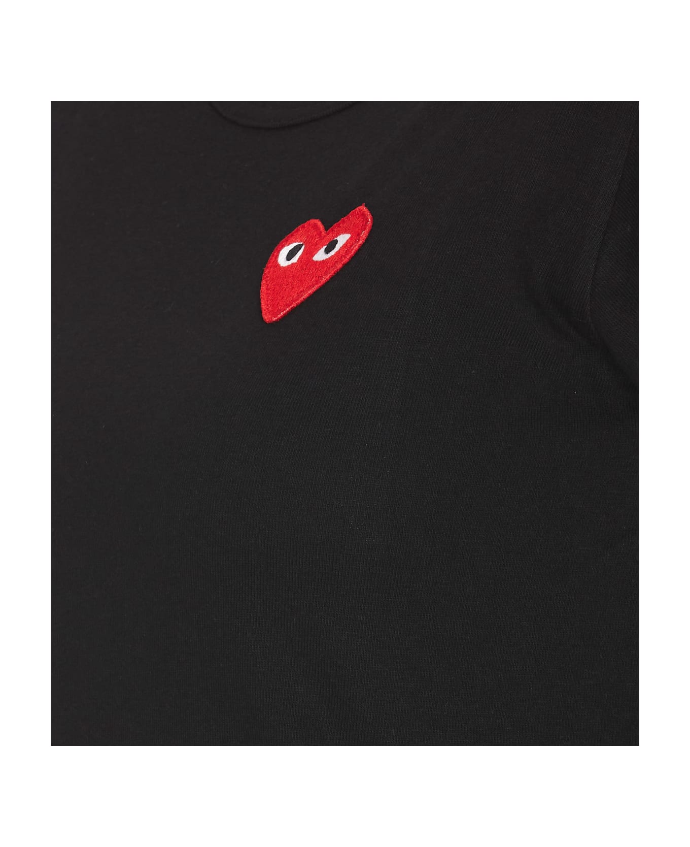 Comme des Garçons Heart Logo T-shirt - Black Tシャツ