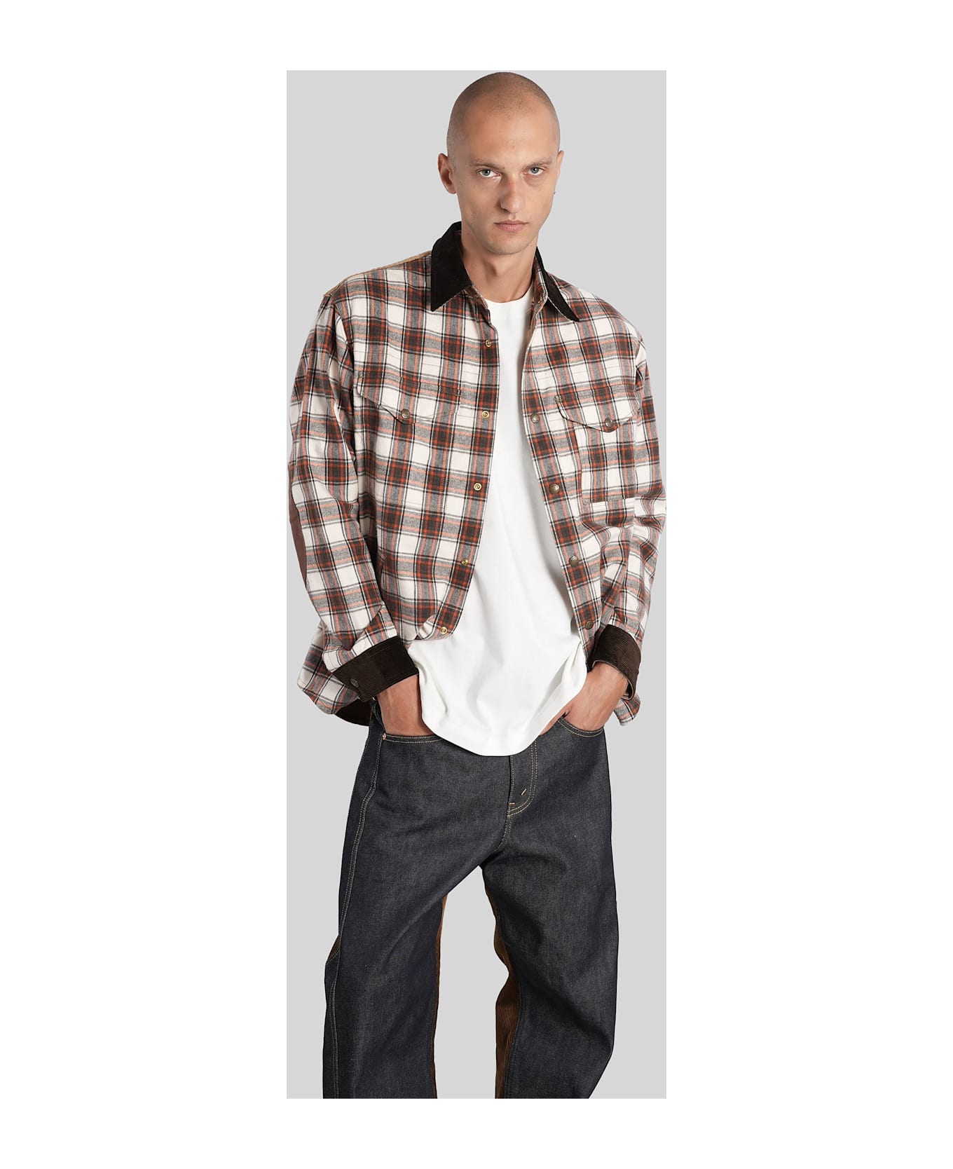 Junya Watanabe T-shirt In White Cotton - white