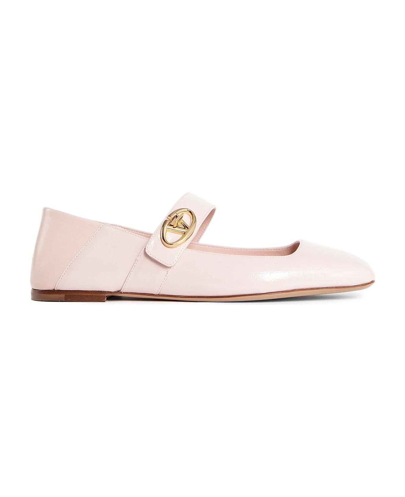 Valentino Garavani Mary-jane Ballerina Flats - Pink