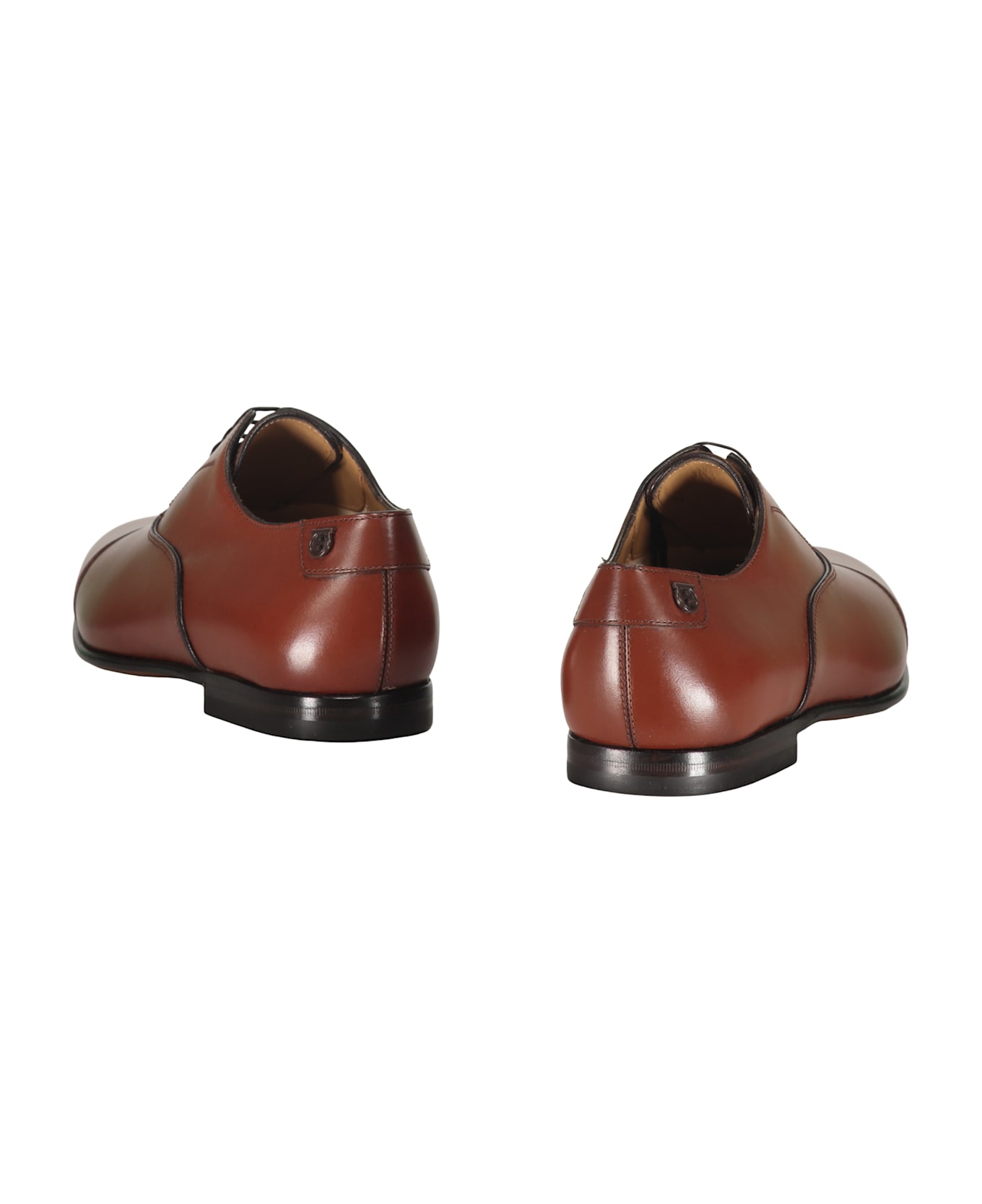 Ferragamo Leather Lace-up Shoes - brown