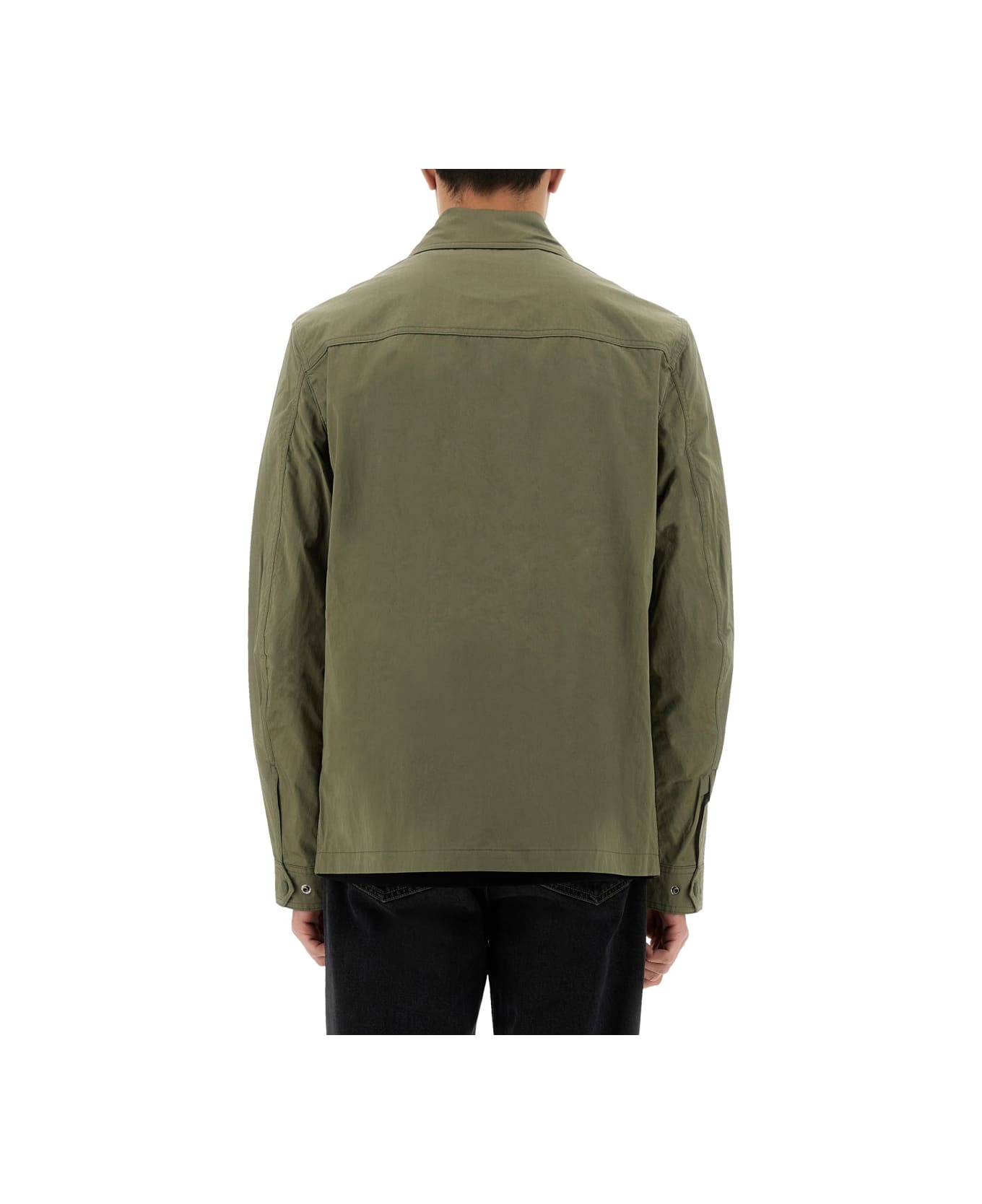 Belstaff Zippered Shirt Jacket - GREEN