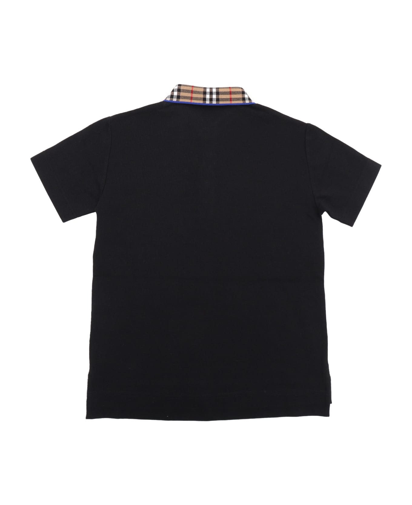 Burberry Polo T-shirt - BLACK