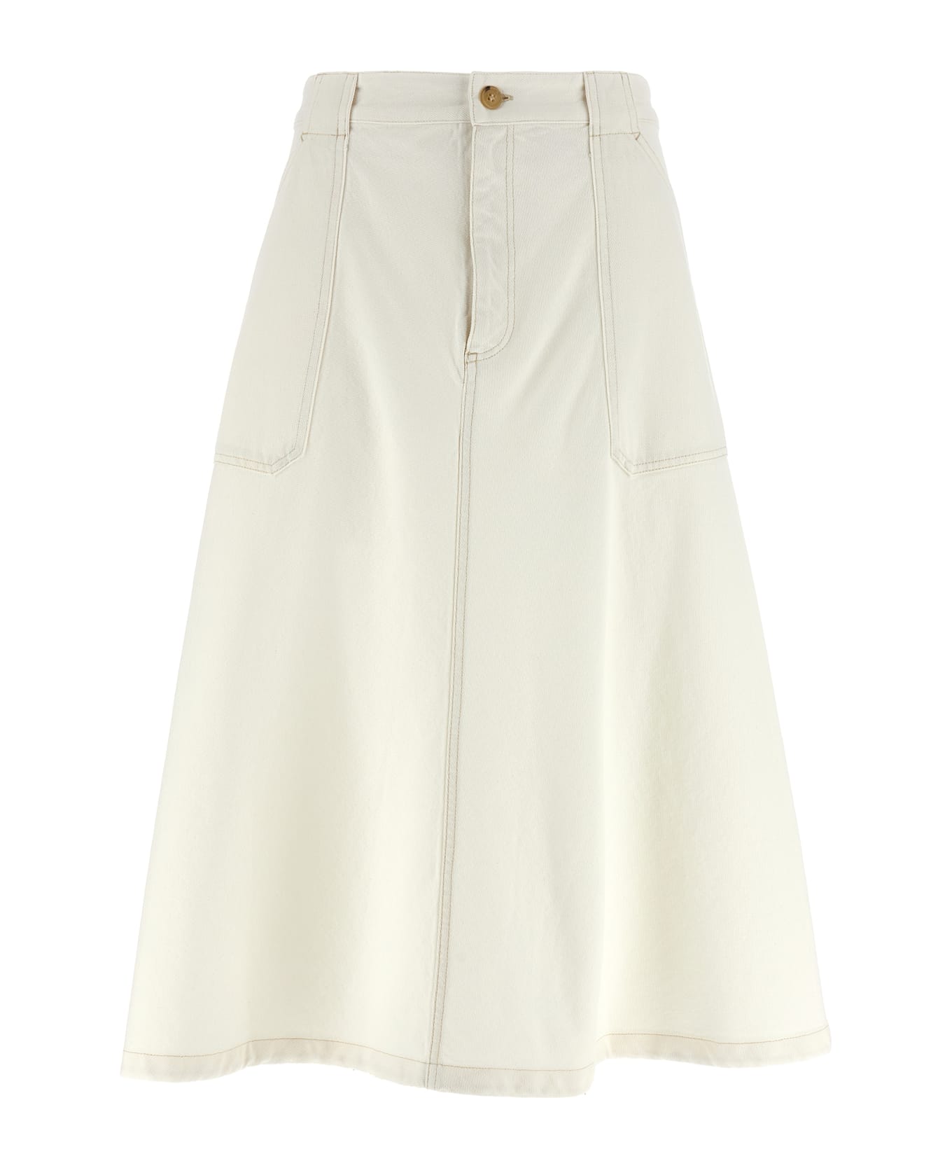 A.P.C. 
laurie
 Skirt - White