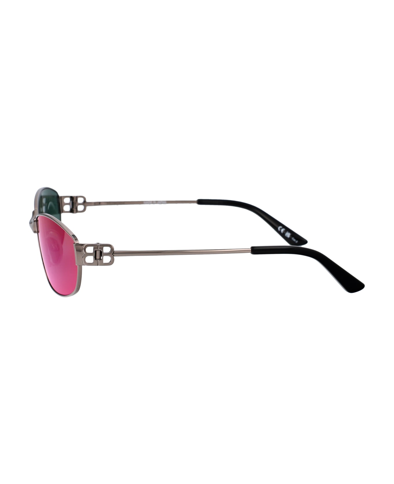 Balenciaga Eyewear Bb0336s Sunglasses - 002 RUTHENIUM RUTHENIUM VIOLET