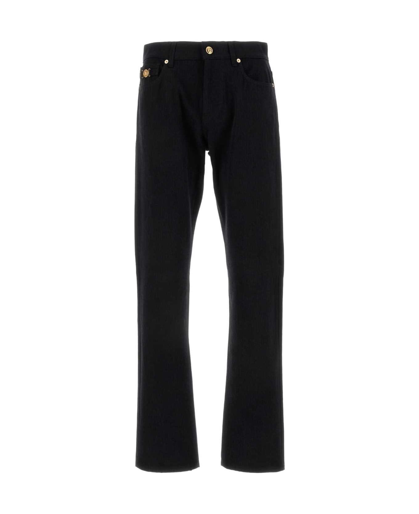 Versace Black Denim Jeans - DBLACK